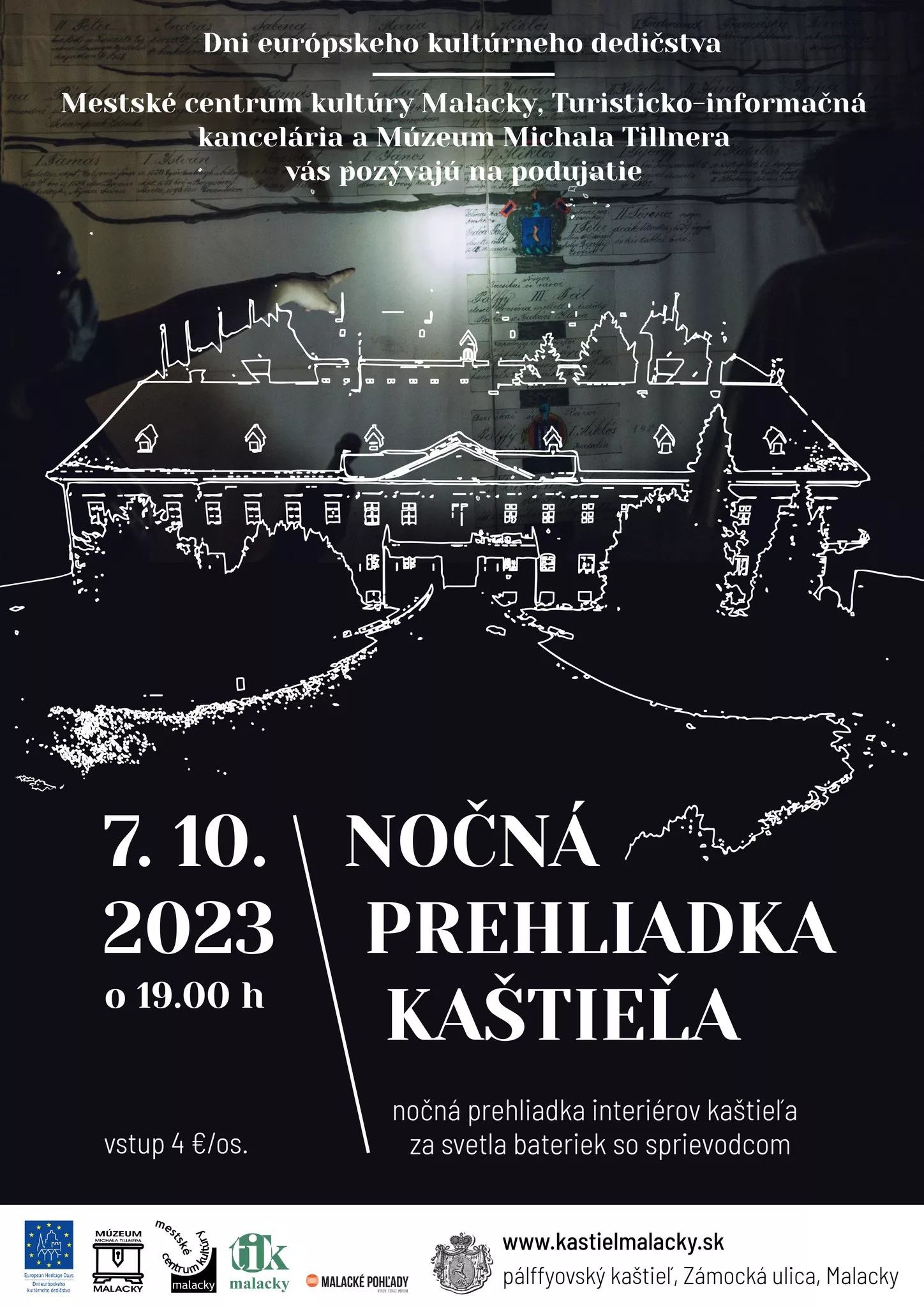 Nočná prehliadka kaštieľa