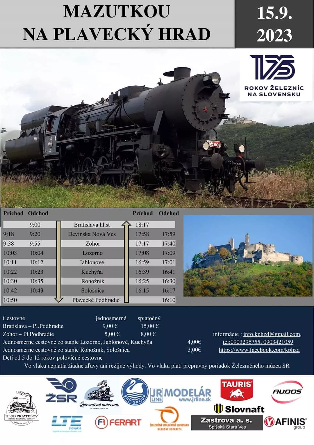 Mazutkou na Plavecký hrad