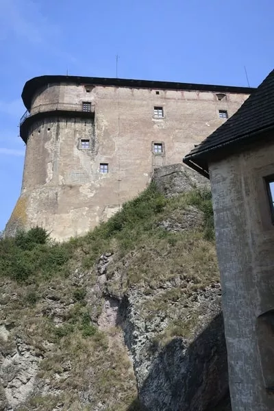 Oravsky hrad - hrad z vonka