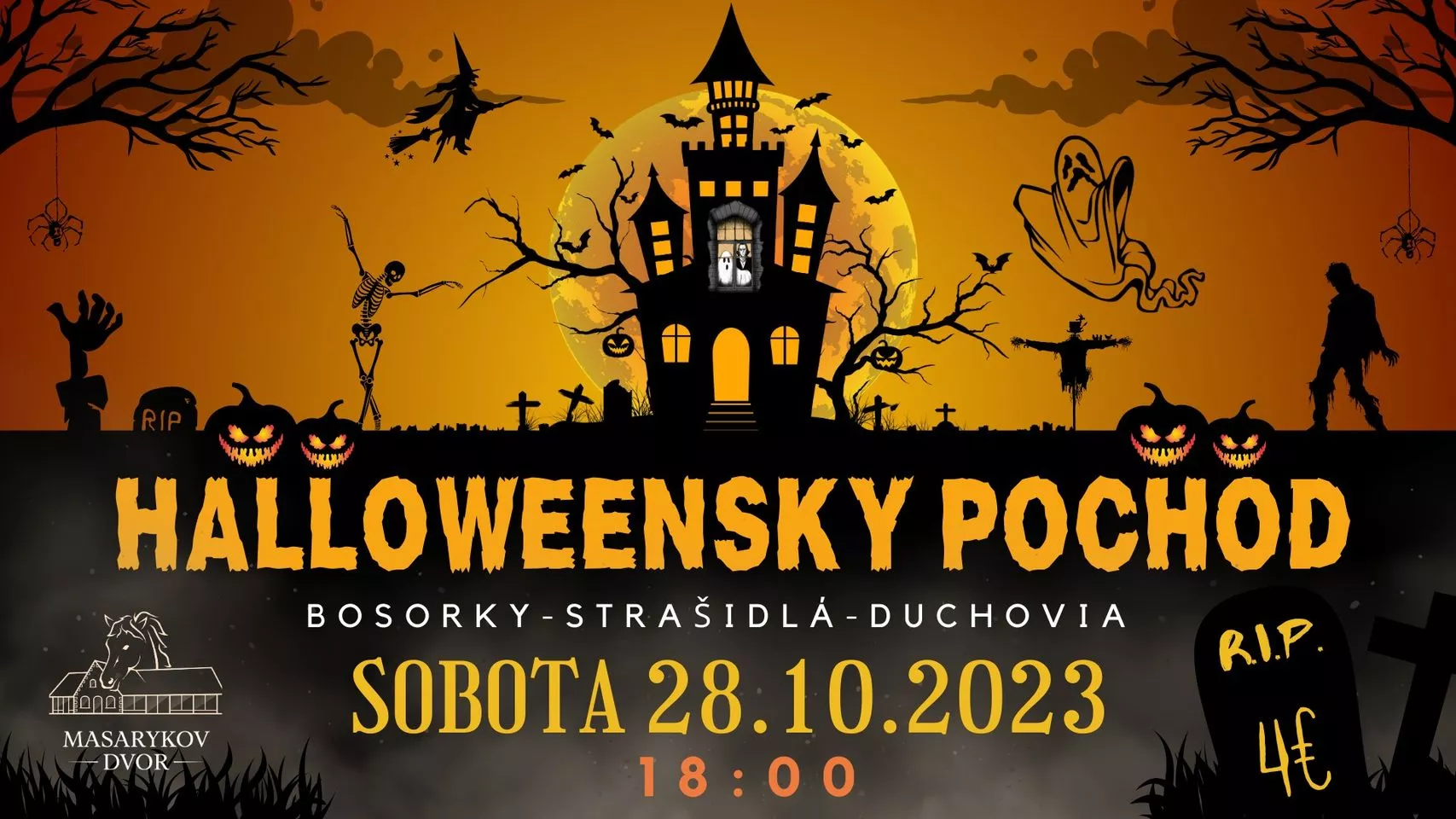 Halloweensky pochod