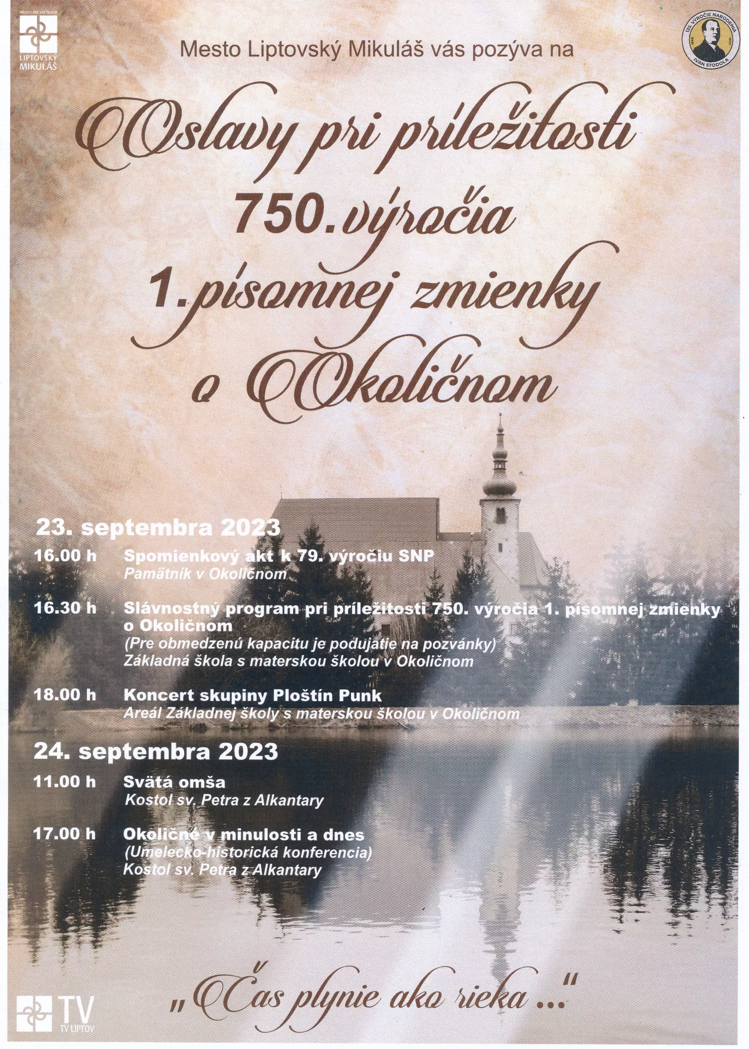 Oslavy pri príležitosti 750. výročia 1. písomnej zmienky o Okoličnom