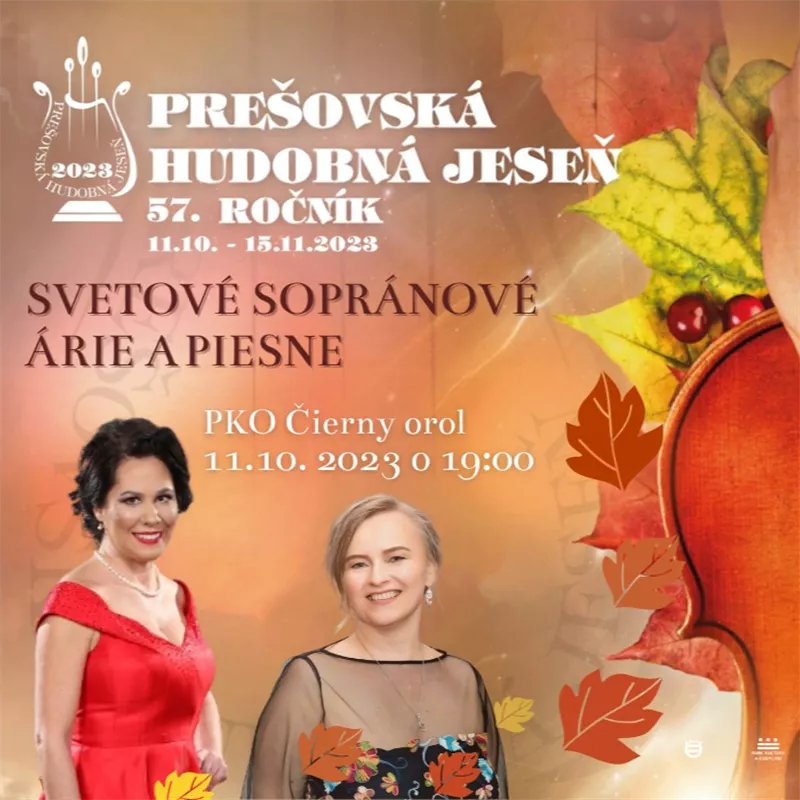 PHJ - SVETOVÉ SOPRÁNOVÉ ÁRIE A PIESNE
Dátum