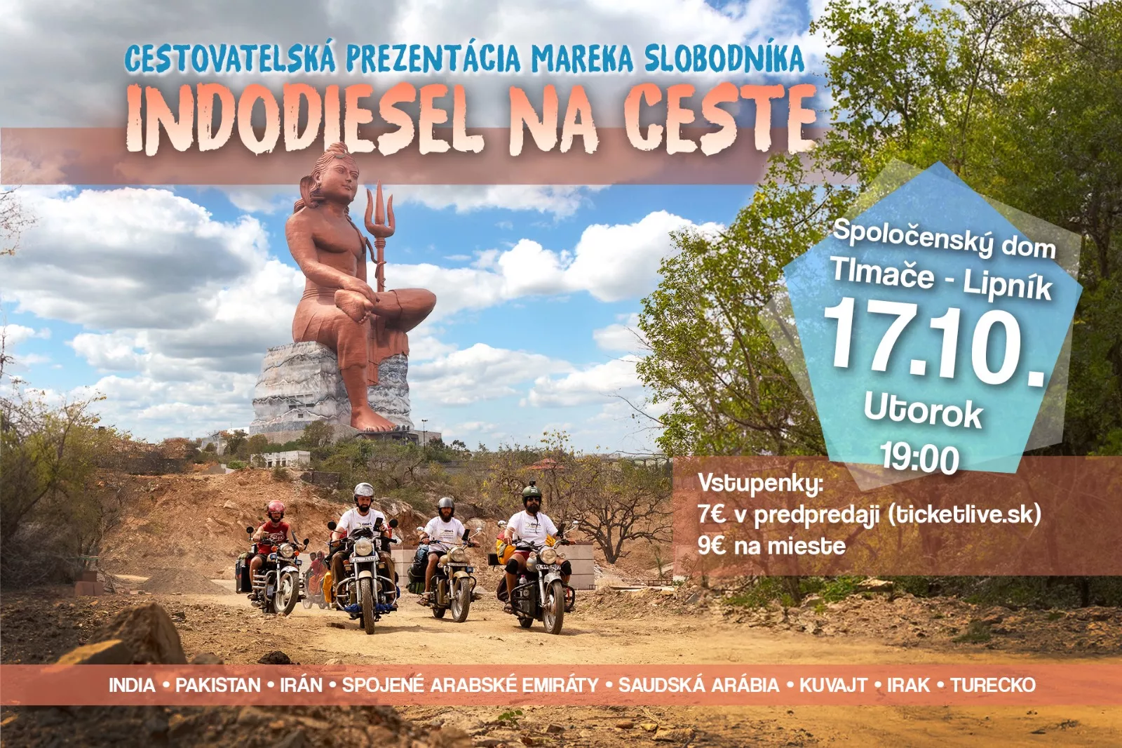 Cestovateľská prezentácia Mareka Slobodníka : Indodiesel na ceste