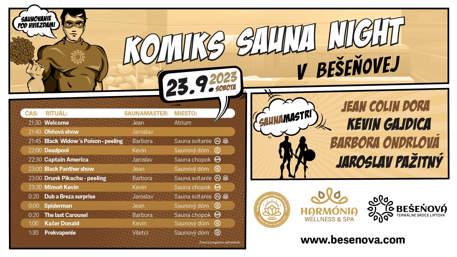 Komiks Sauna Night