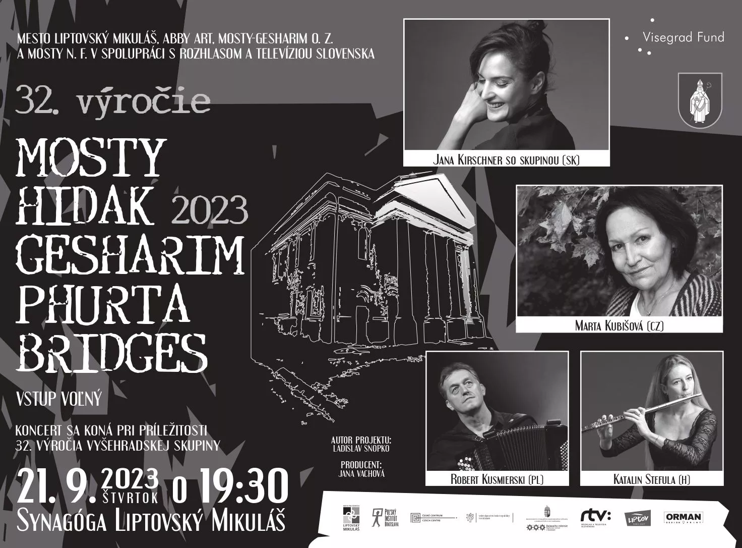 Mosty Gesharim s Martou Kubišovou a Janou Kirschner
