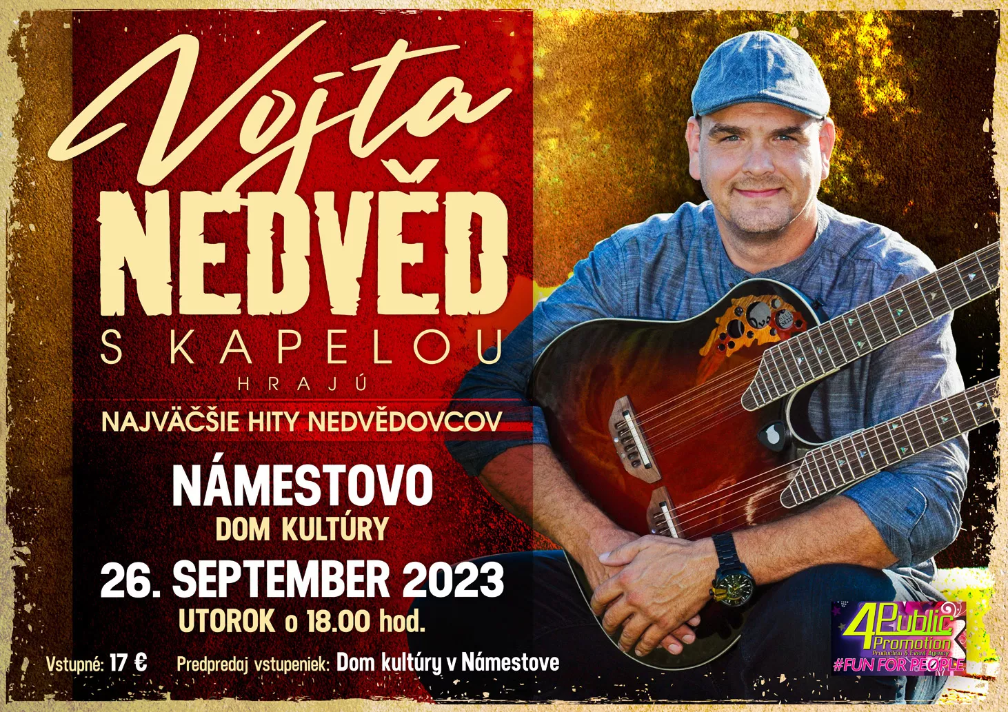 Vojta Nedveď s kapelou