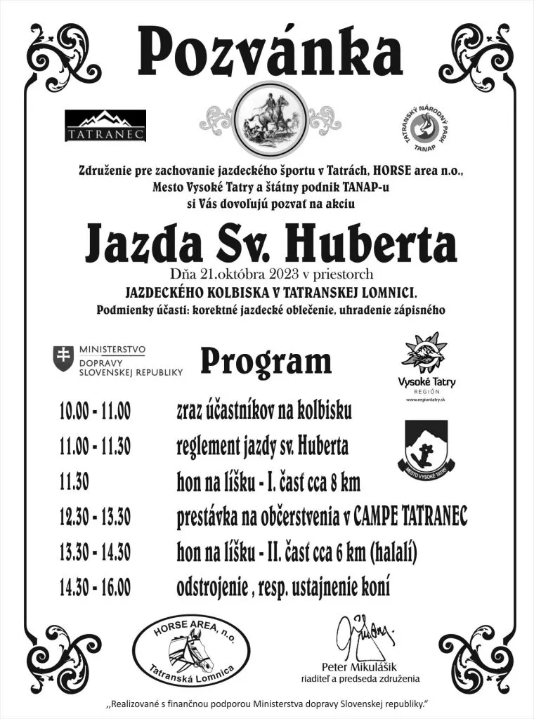 Jazda Sv. Huberta
