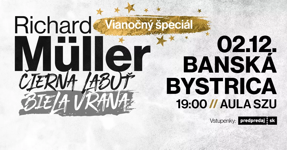 Richard Müller ČIERNA LABUŤ BIELA VRANA tour // Vianočný špeciál