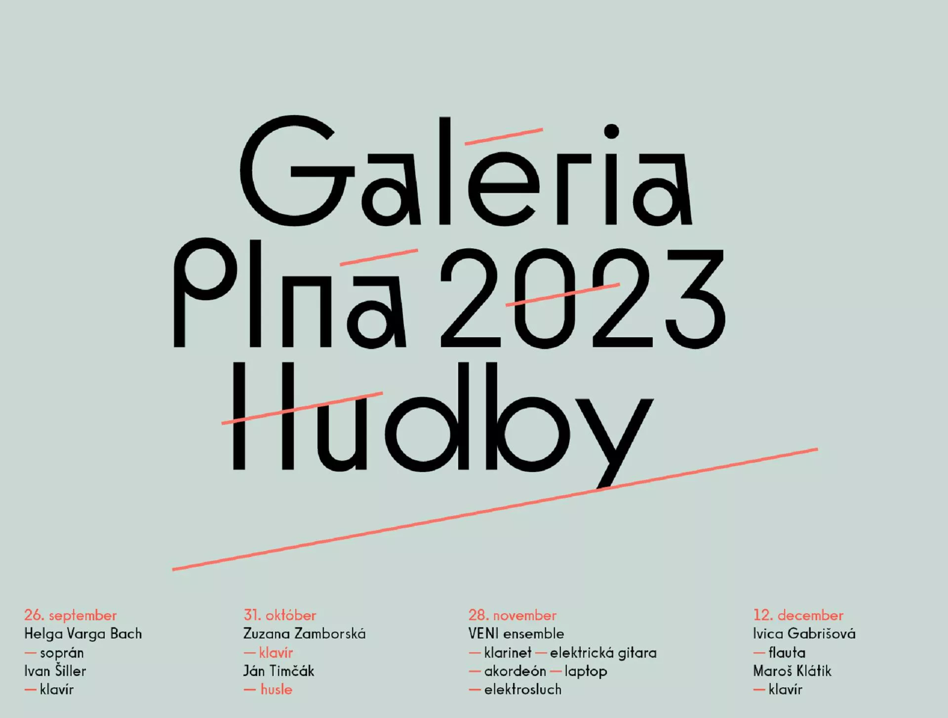 Galéria plná hudby 2023