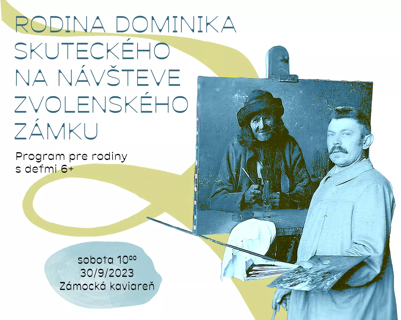 RODINA DOMINIKA SKUTECKÉHO NA NÁVŠTEVE ZVOLENSKÉHO ZÁMKU