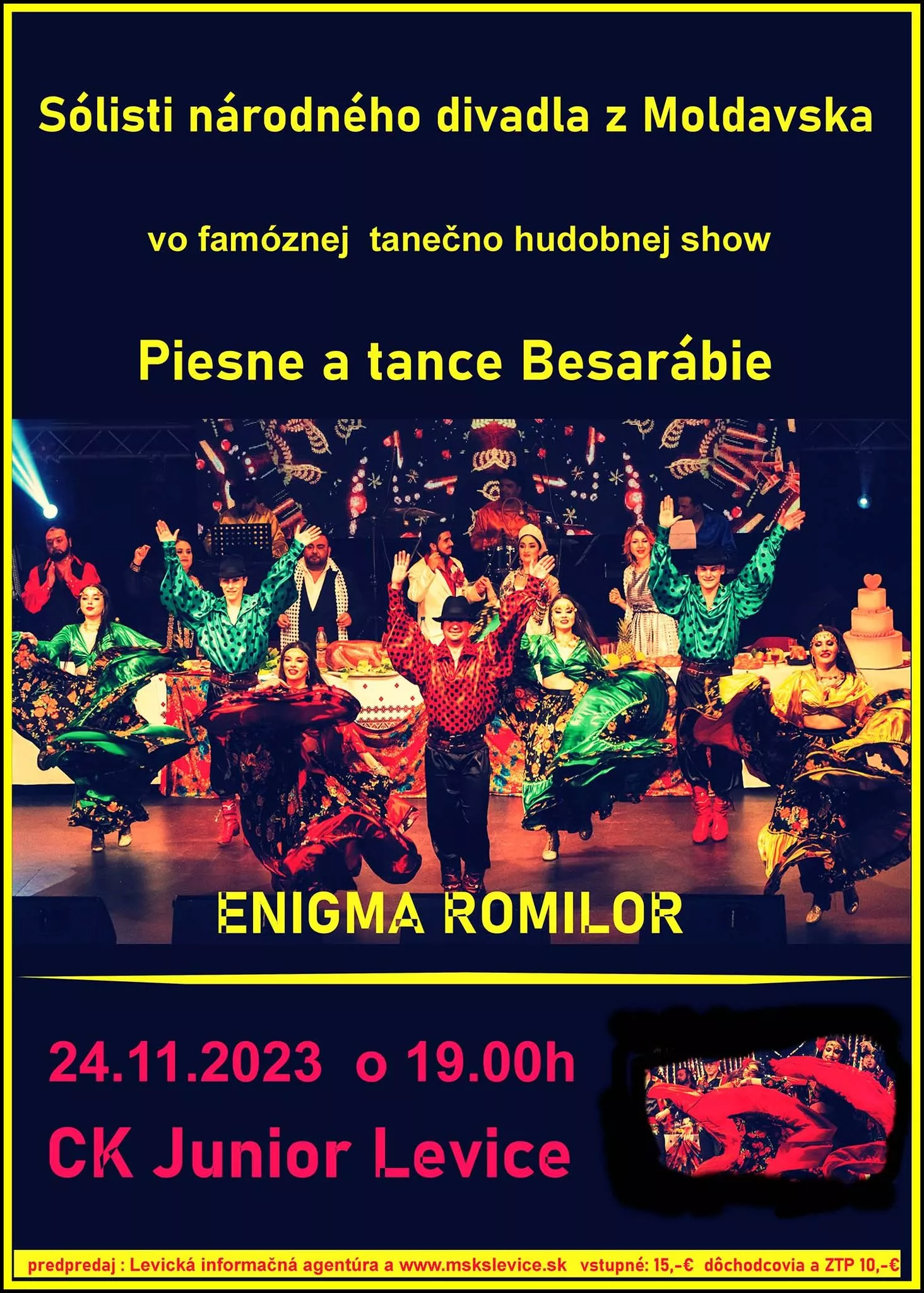 Sólisti národného divadla z Kišiňova v Moldavsku