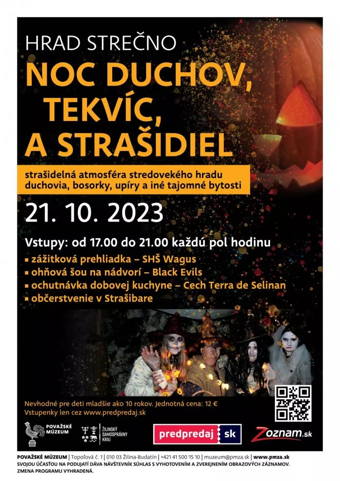 Noc duchov, tekvíc a strašidiel