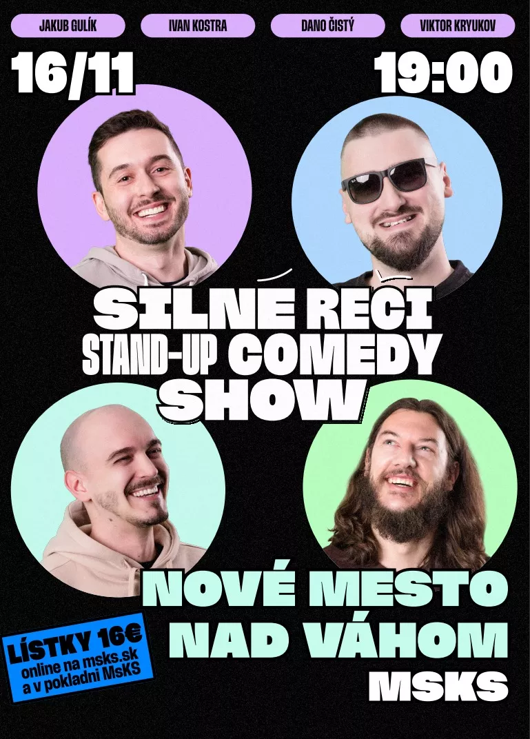 SILNÉ REČI stand-up comedy show