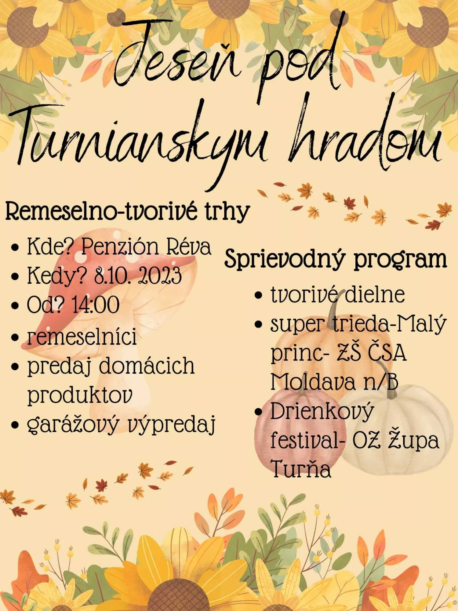 Jeseň pod Turnianskym hradom