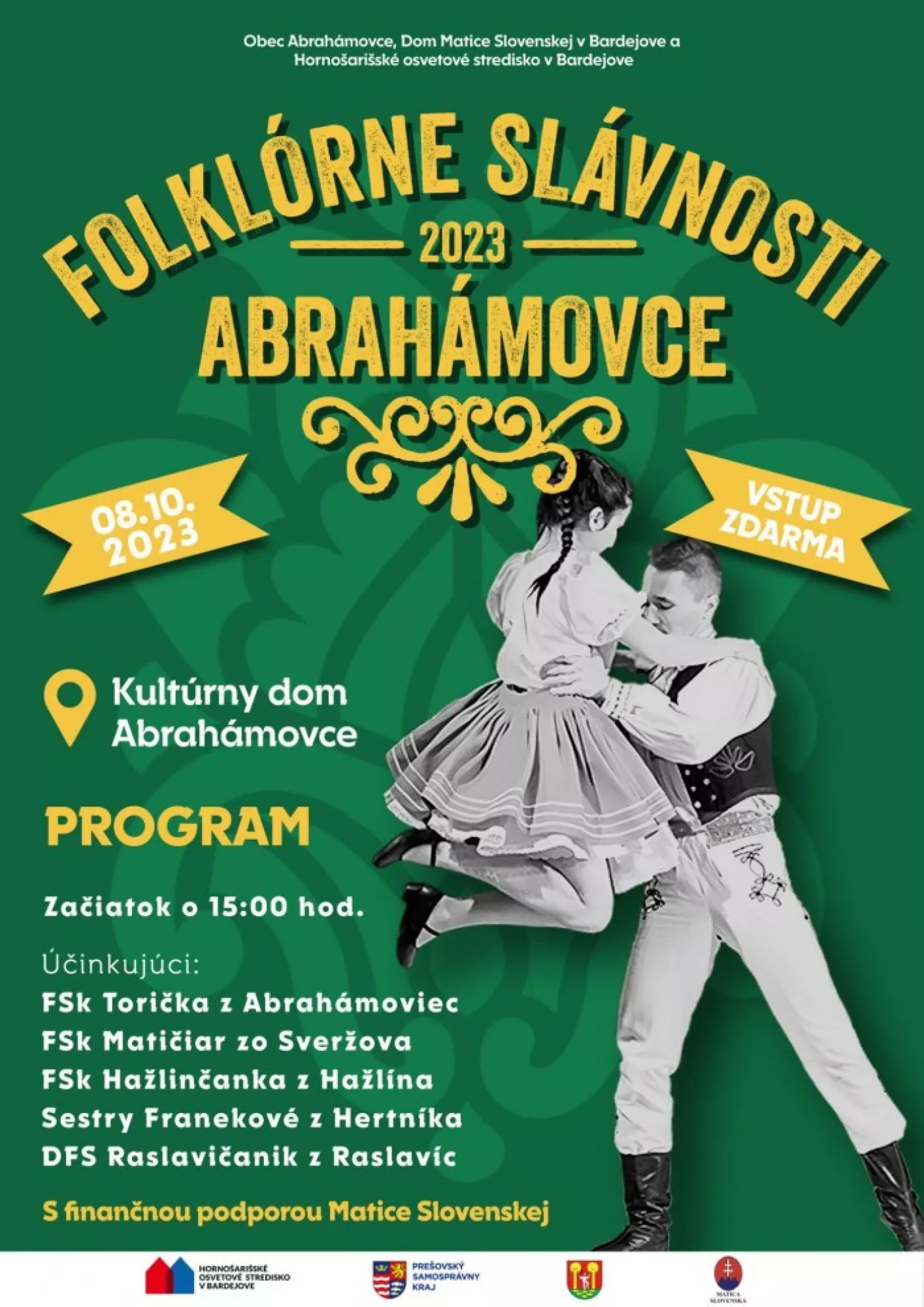 Folklórne slávnosti 2023 - Abrahámovce