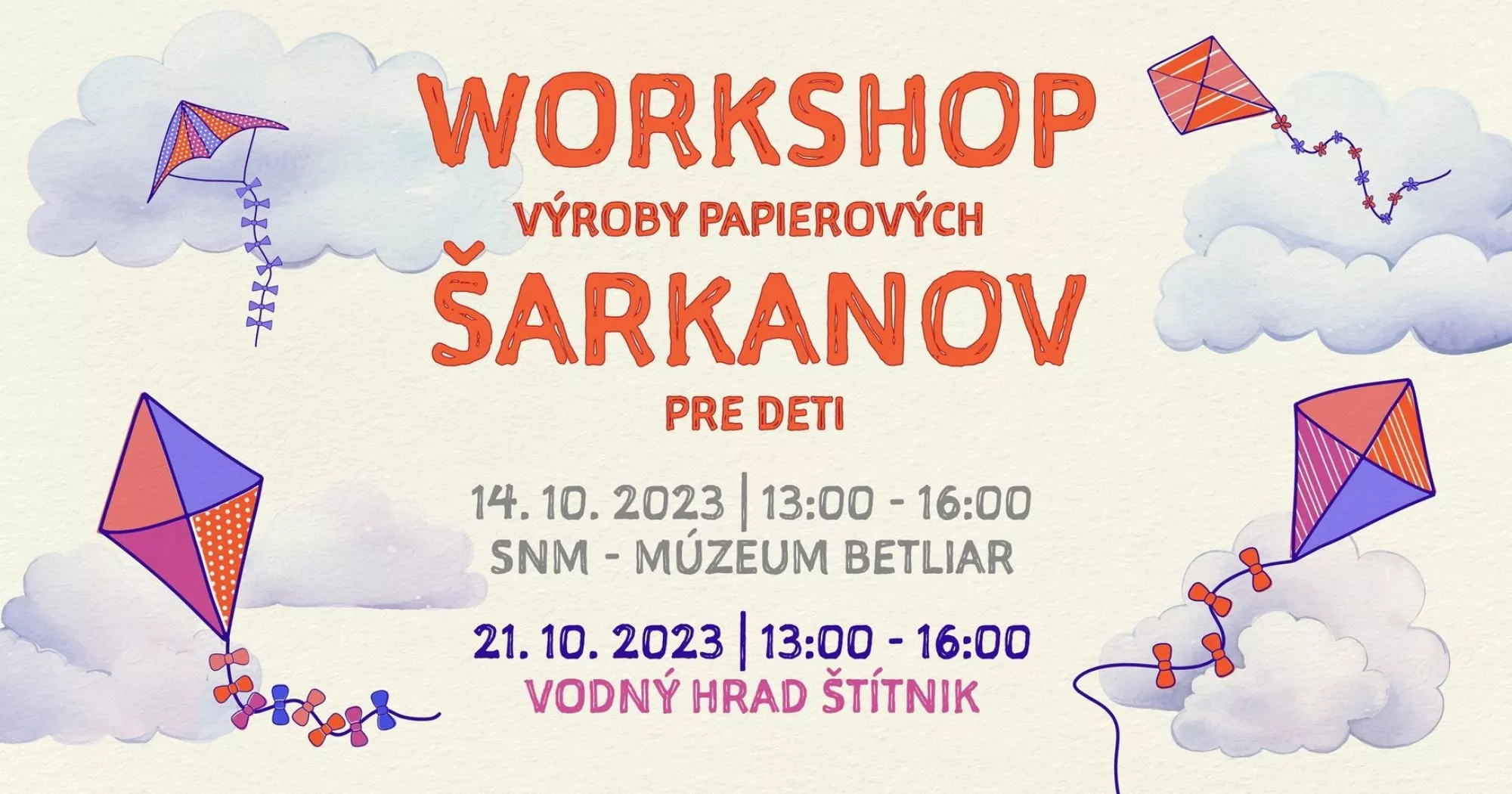 Workshop výroby papierových šarkanov