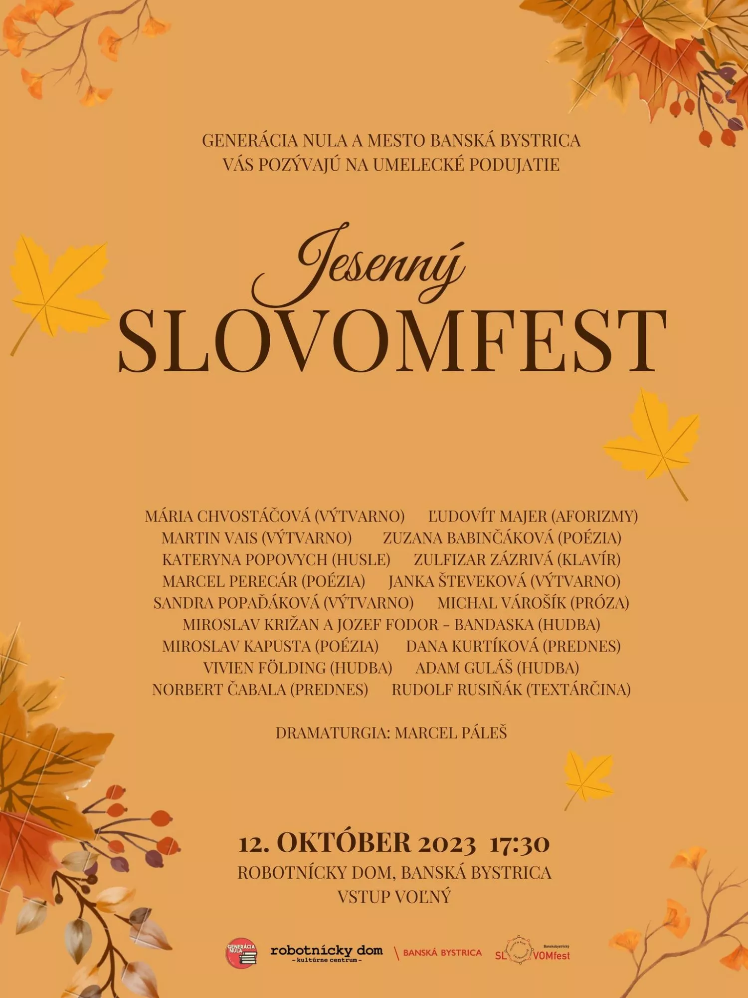 Jesenný SLOVOMFEST