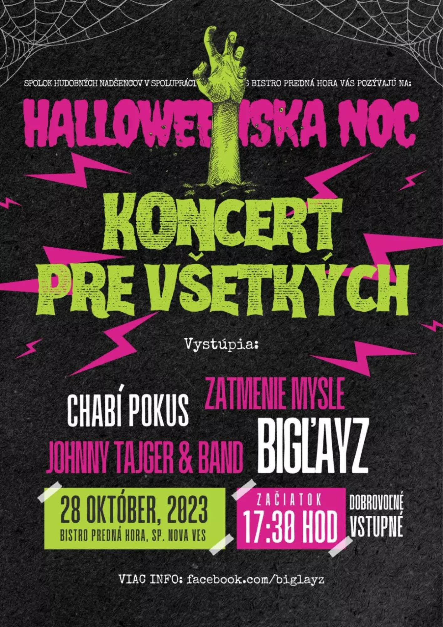 Halloweenska noc - Koncert pre všetkých