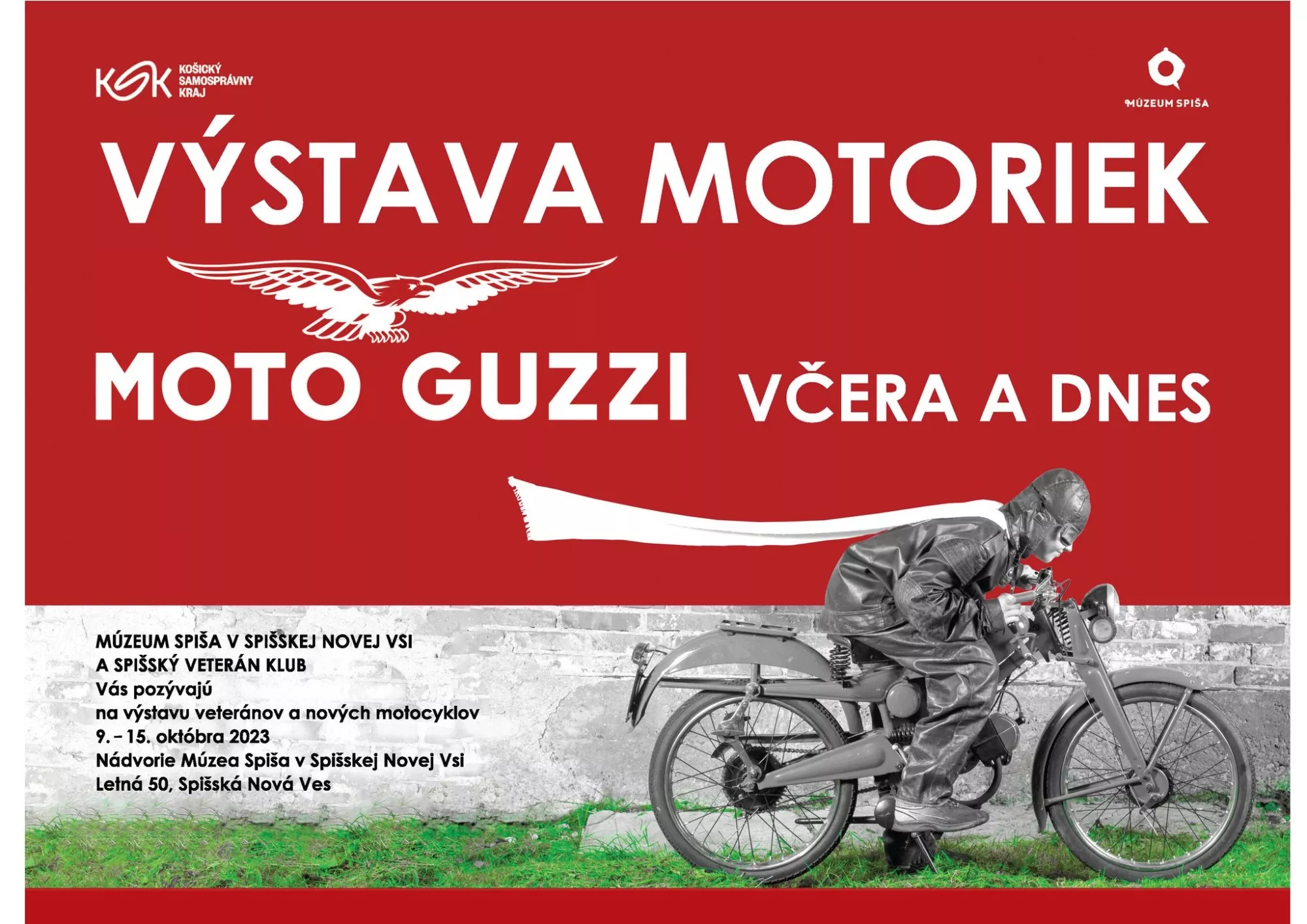 Výstava motoriek Moto Guzzi - Včera a dnes
