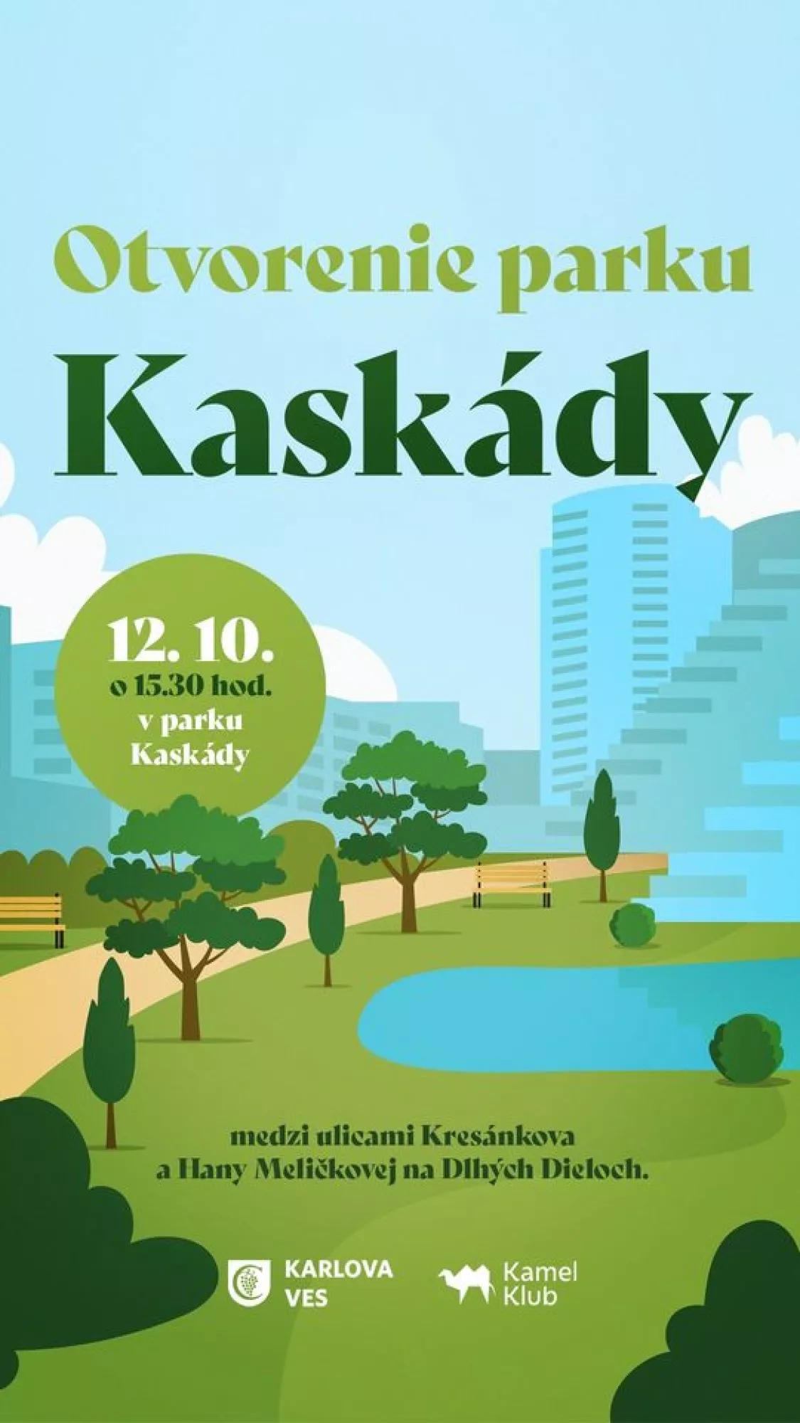 Otvorenie parku Kaskády