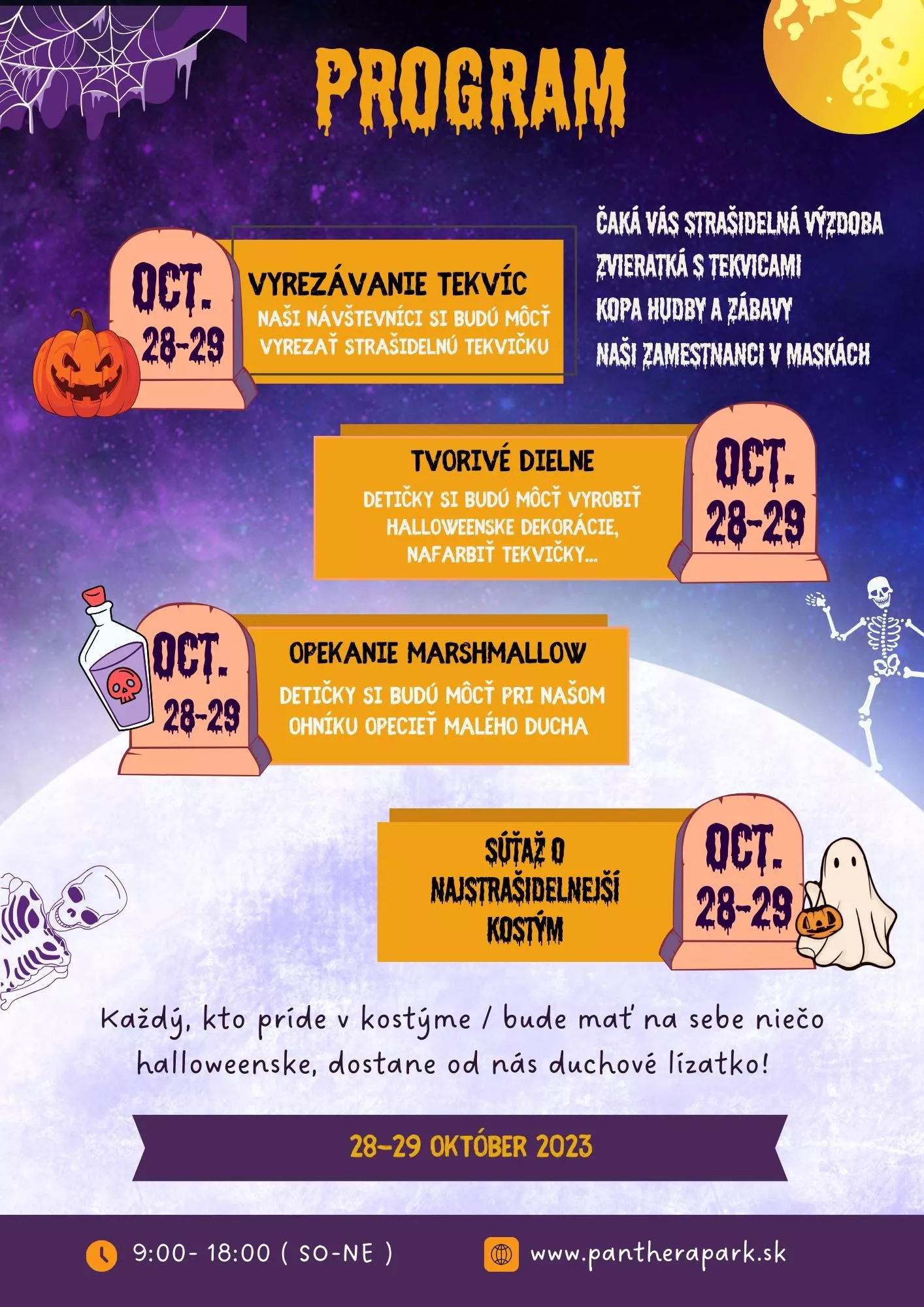 Halloweensky víkend v Panthera Parku