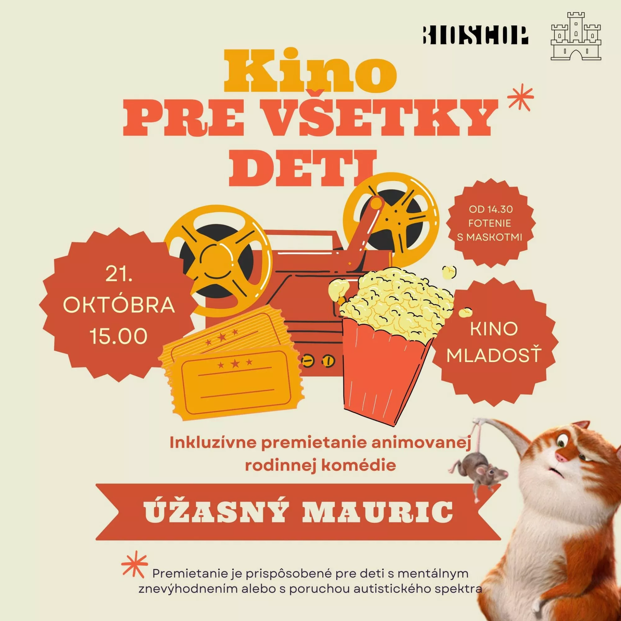 Úžasný Mauric - Kino pre všetky deti
