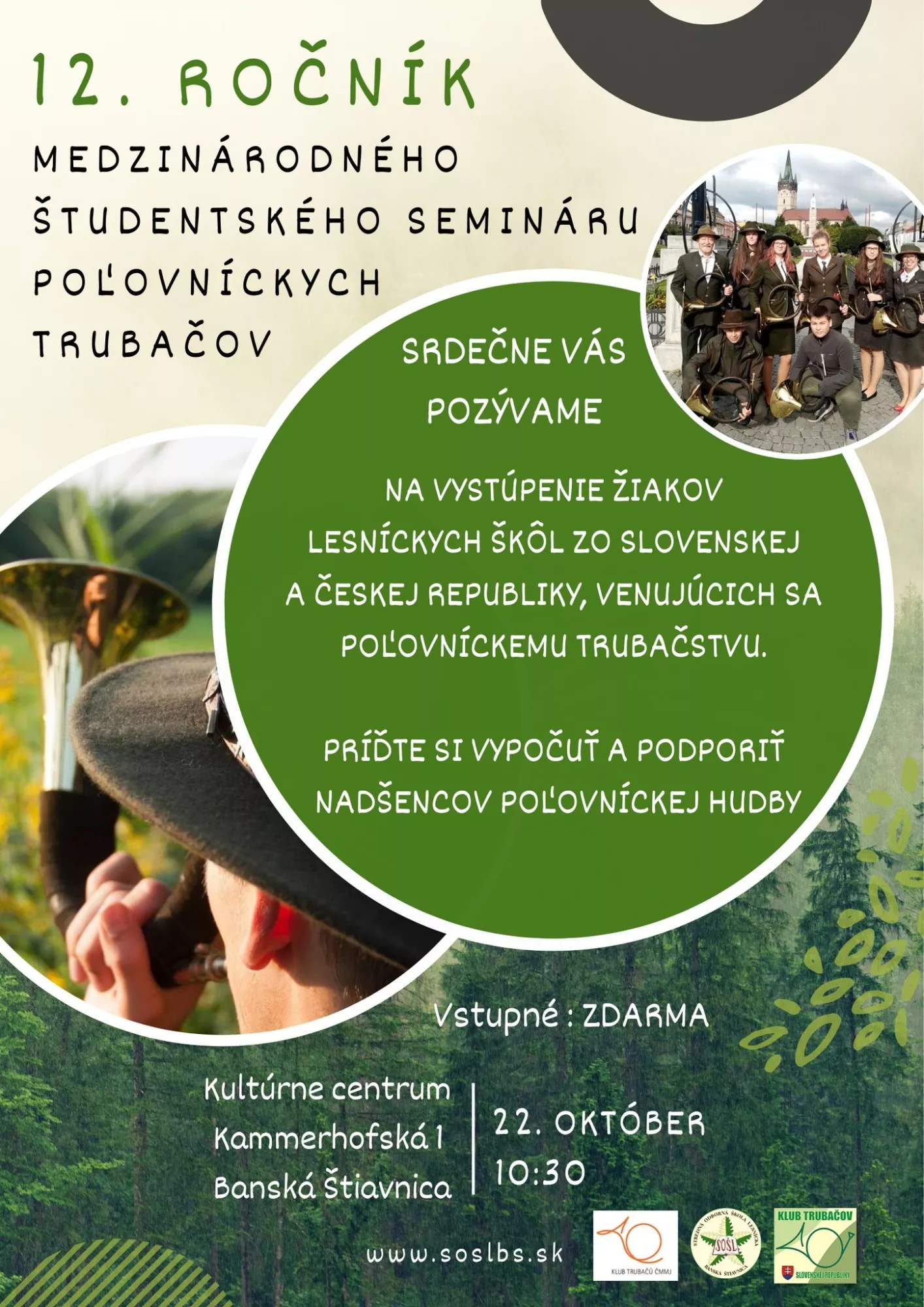 12. ročník medzinárodného študentského semináru poľovníckych trubačov