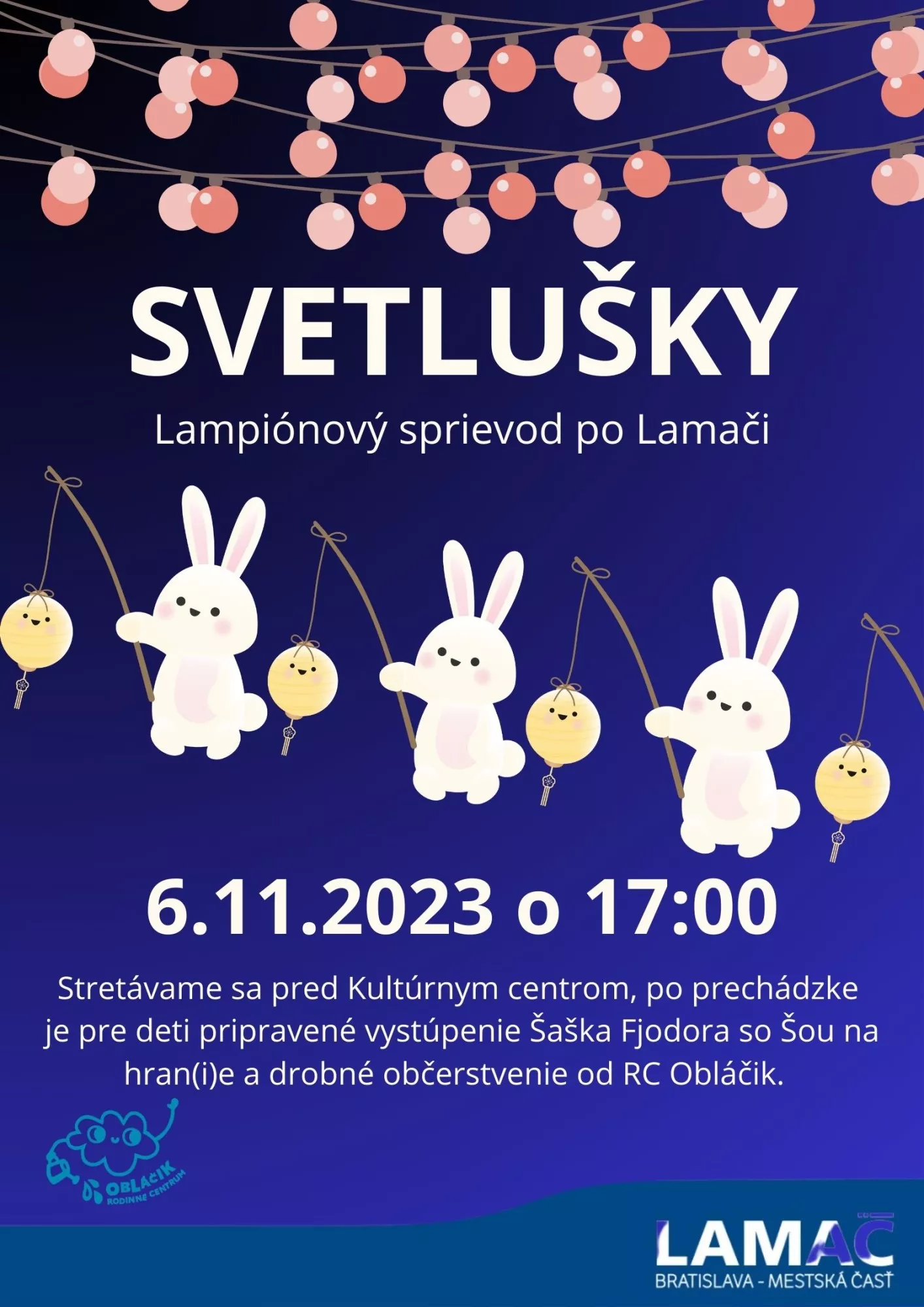 Svetlušky - Lampiónový sprievod po Lamači