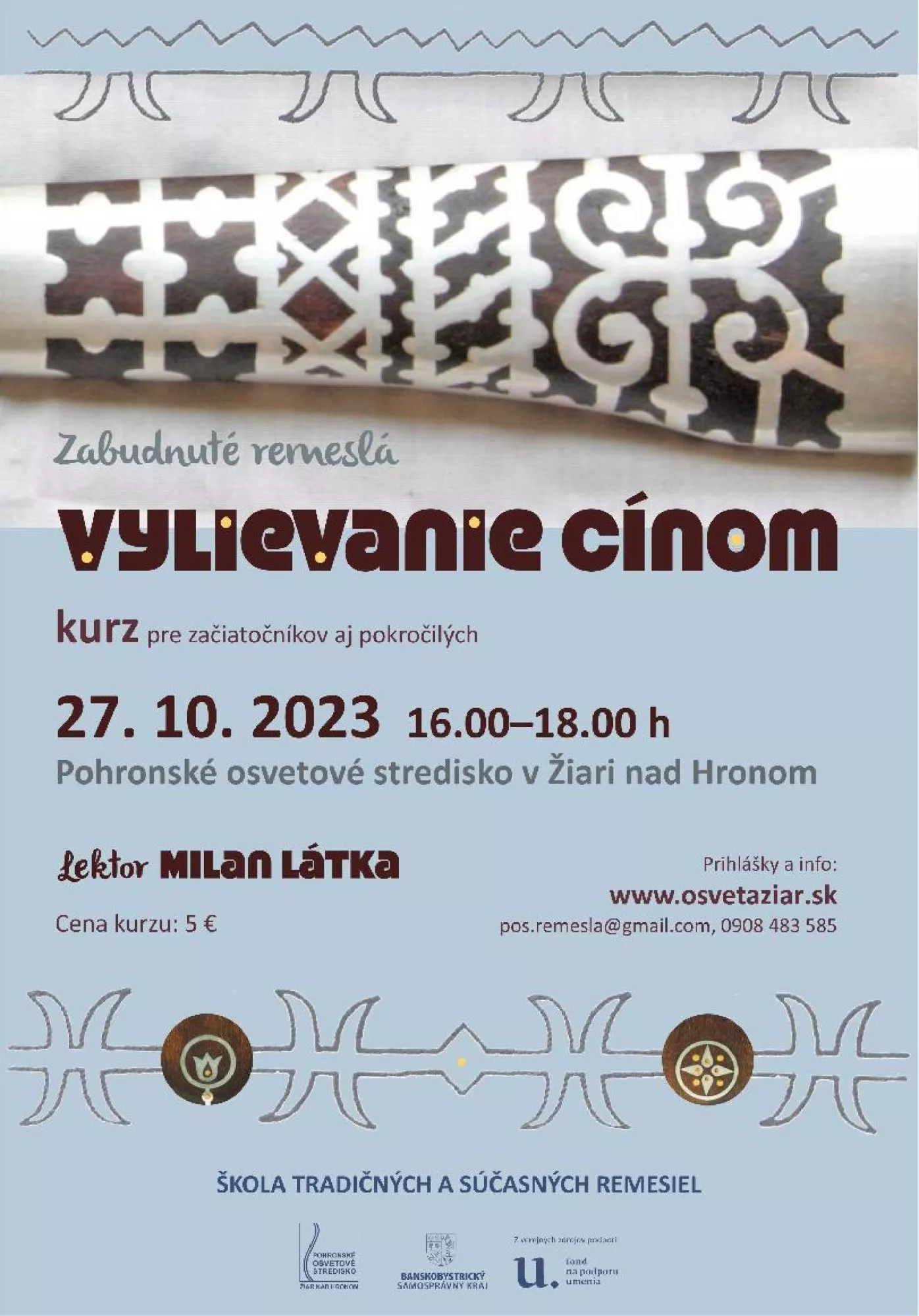 Zabudnuté remeslá  - Vylievanie cínom