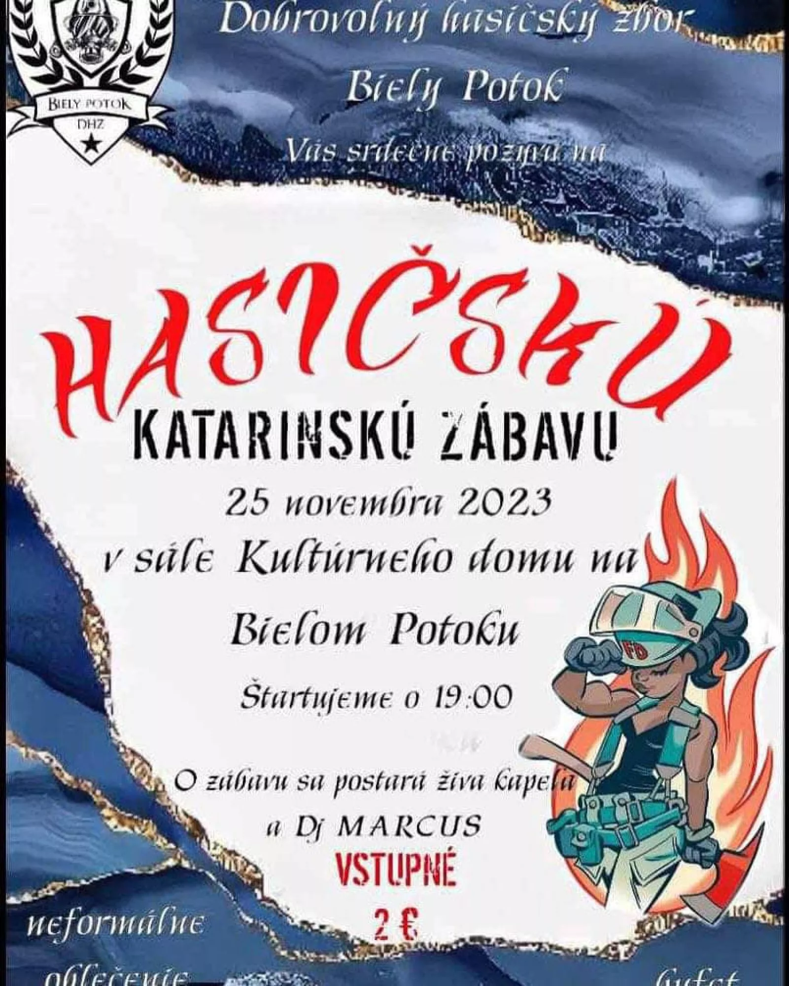 HASIČSKÁ KATARÍNSKA ZÁBAVA