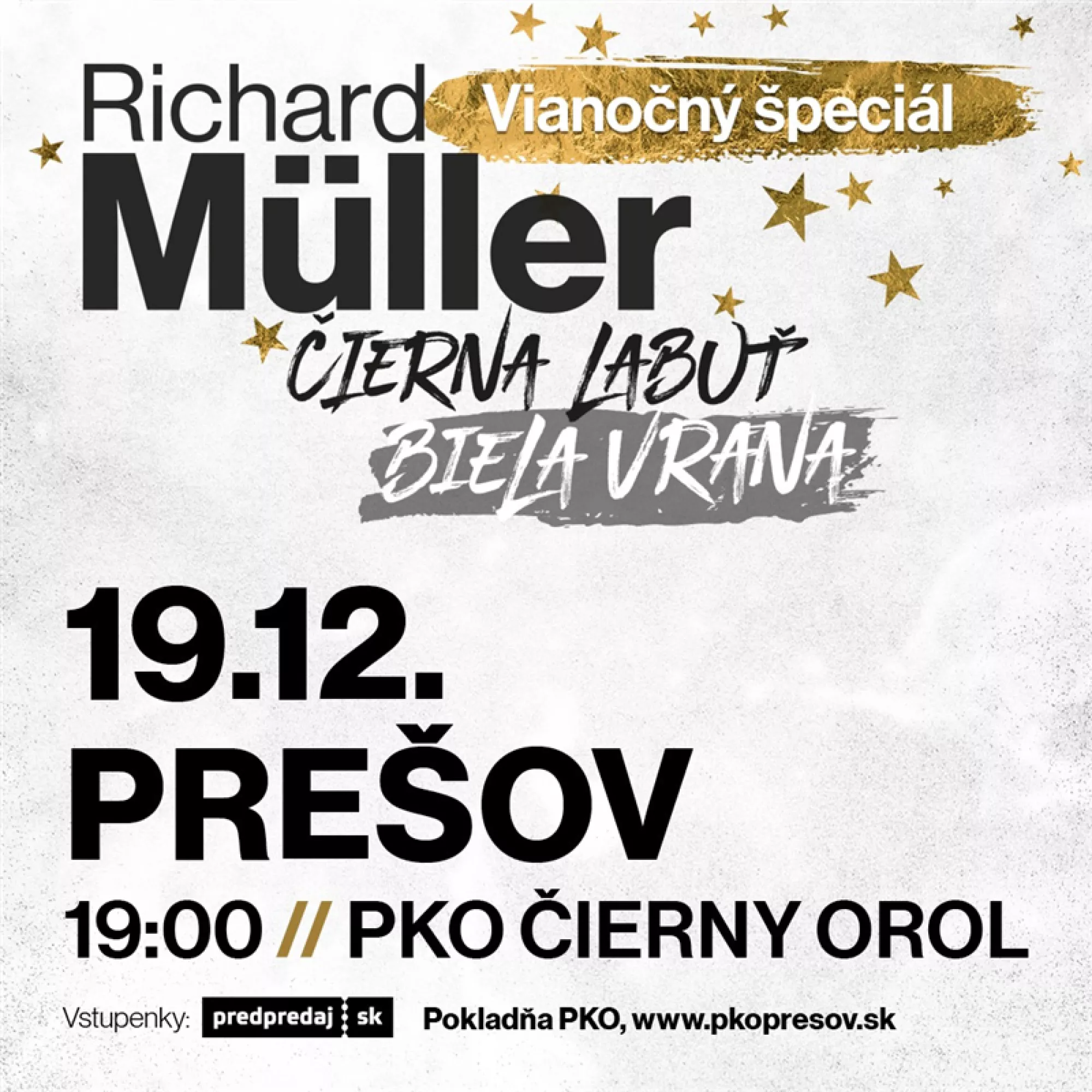 Richard Müller ČIERNA LABUŤ, BIELA VRANA tour // Vianočný špeciál