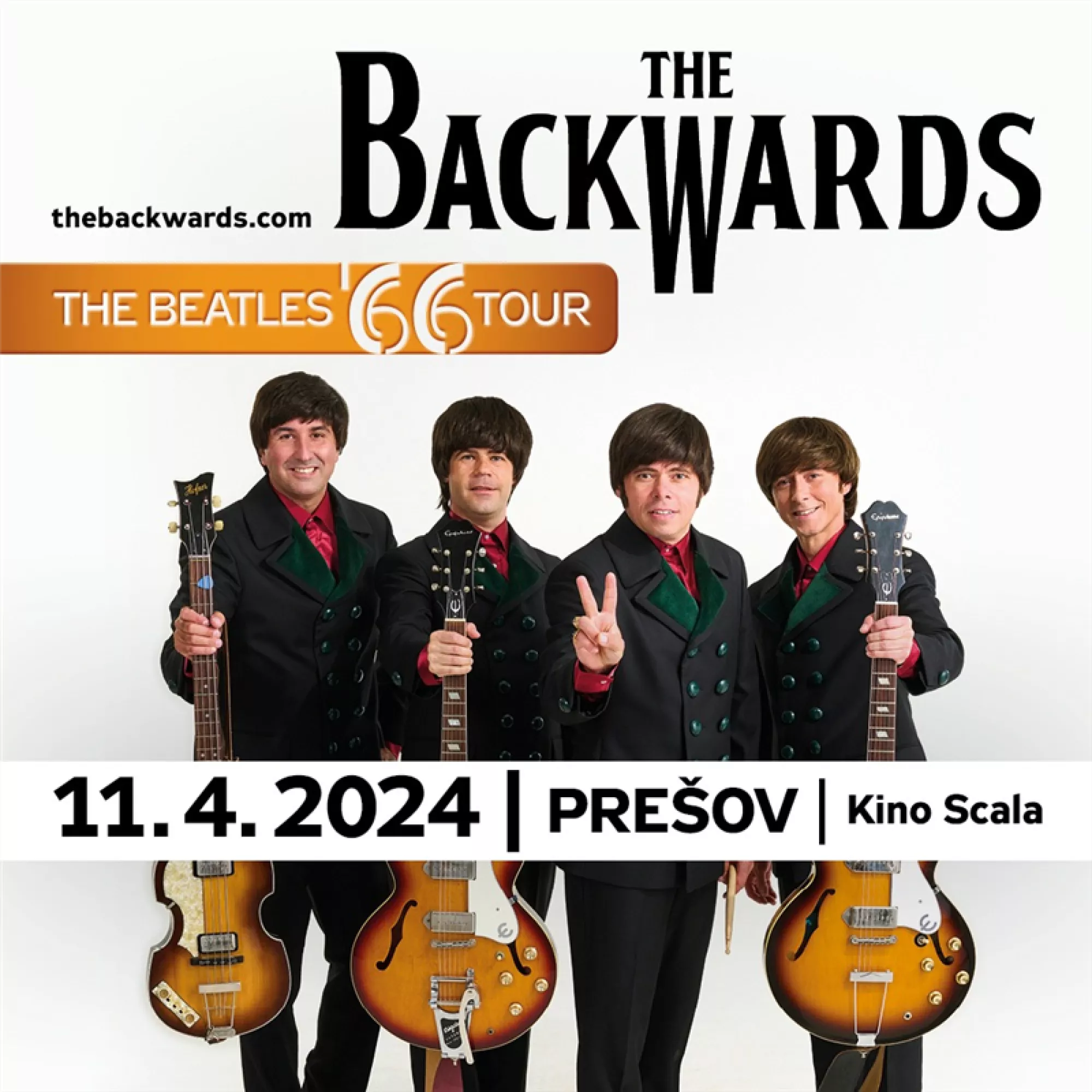 THE BACKWARDS - Beatles revival v programe The Beatles ´66 Tour