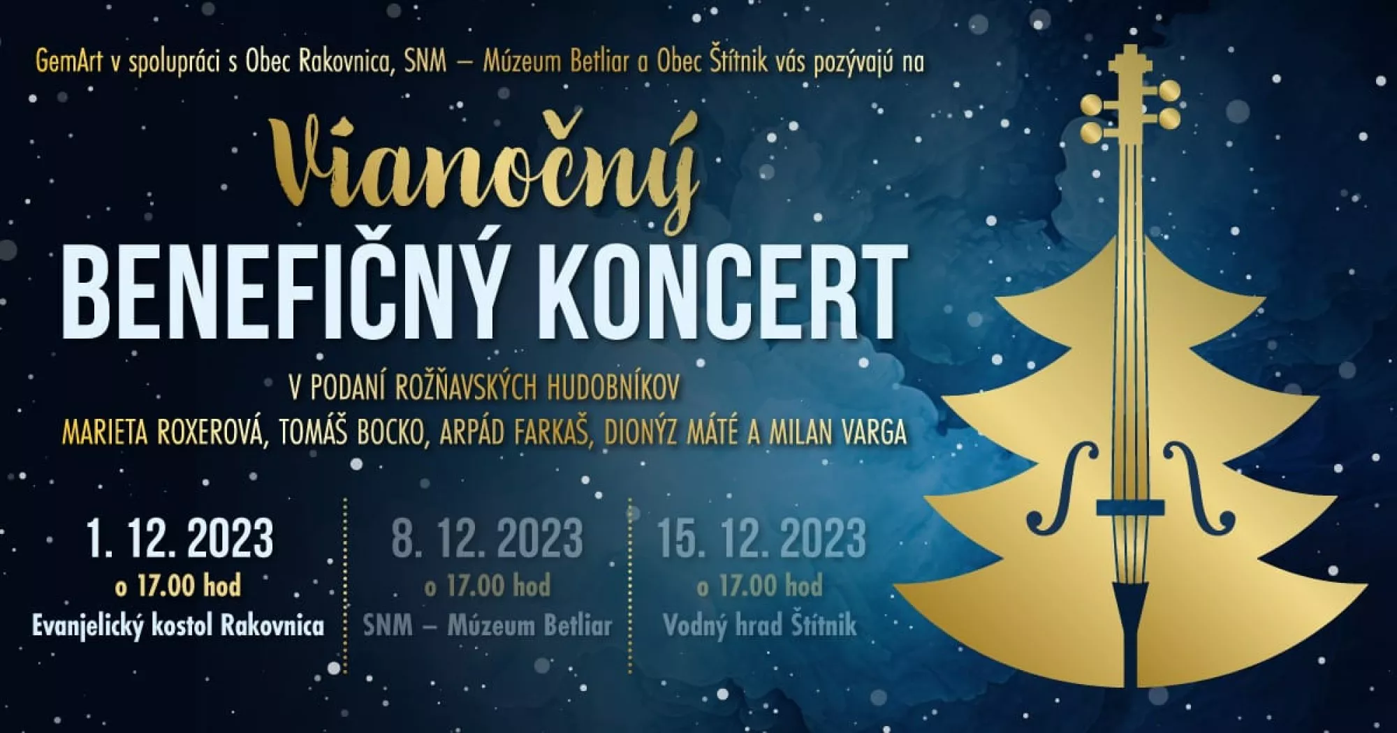 Vianočný benefičný koncert
