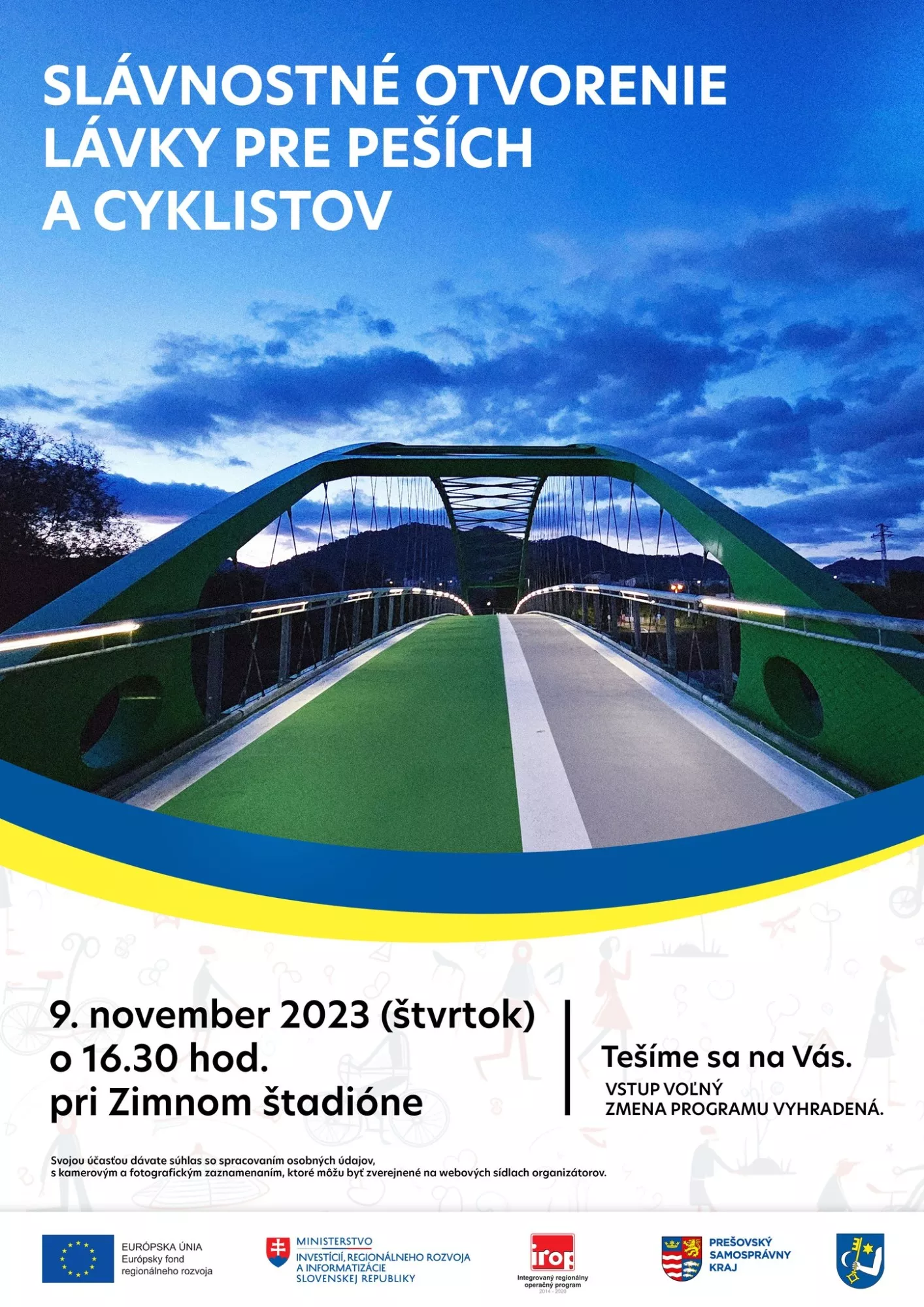 Slávnostné otvorenie Lávky pre peších a cyklistov