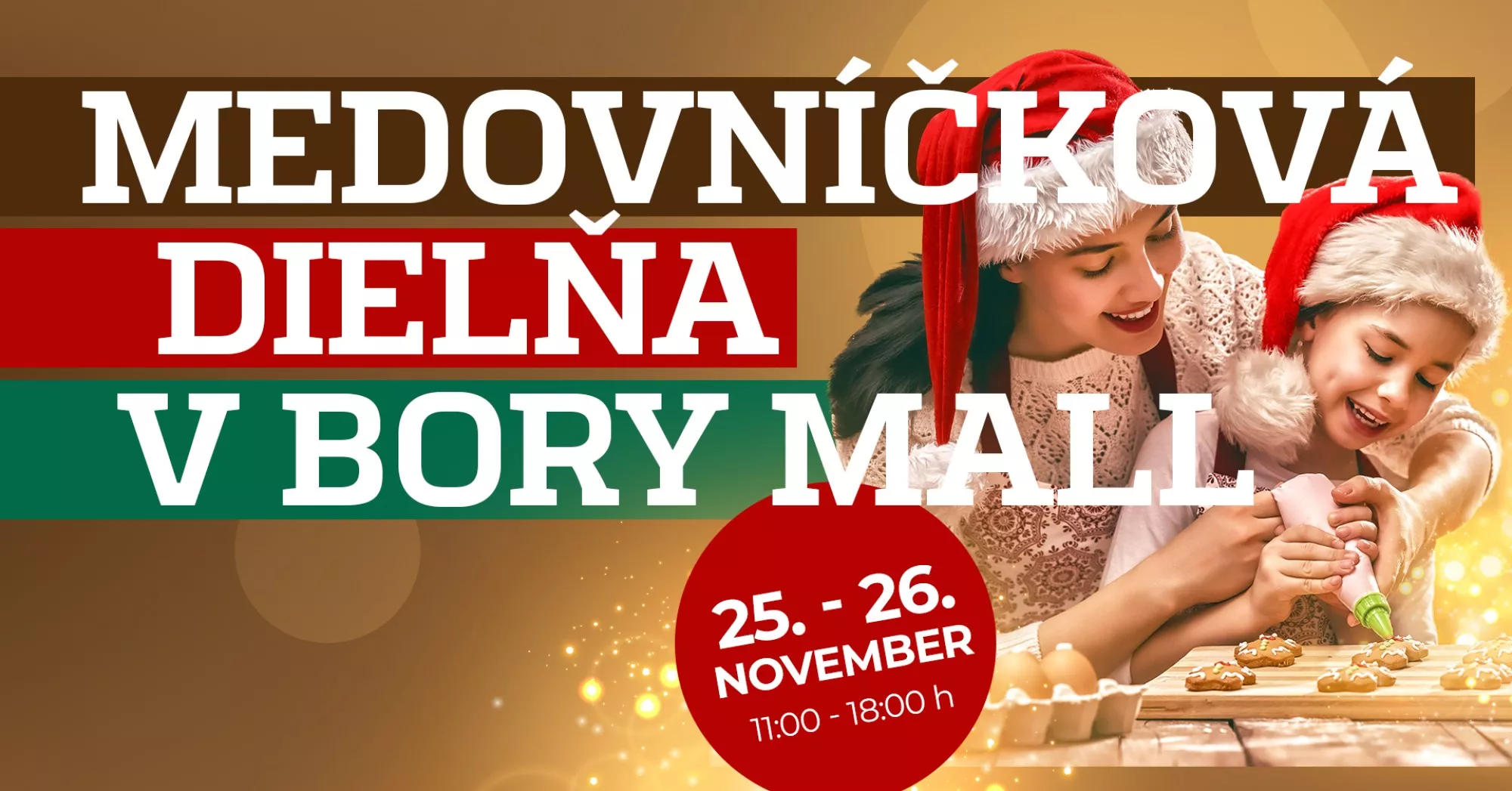Medovníčková dielňa v Bory Mall
