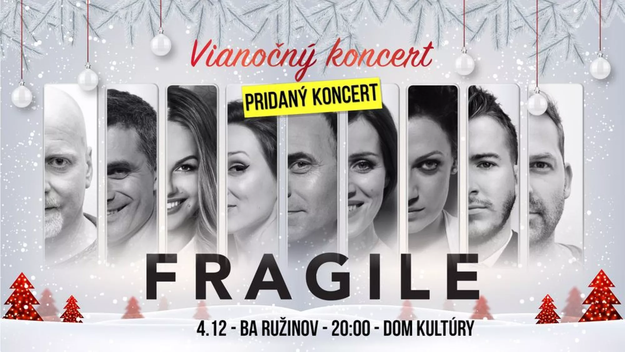 Fragile - pridaný Vianočný koncert
