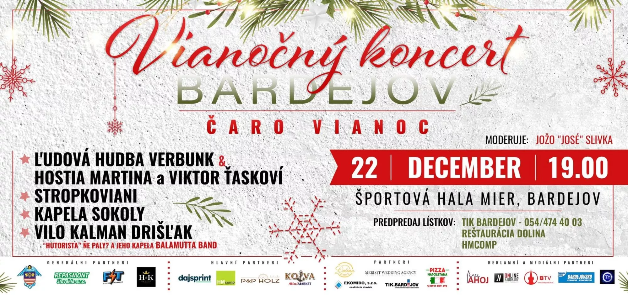 Vianočný koncert 2023 Bardejov