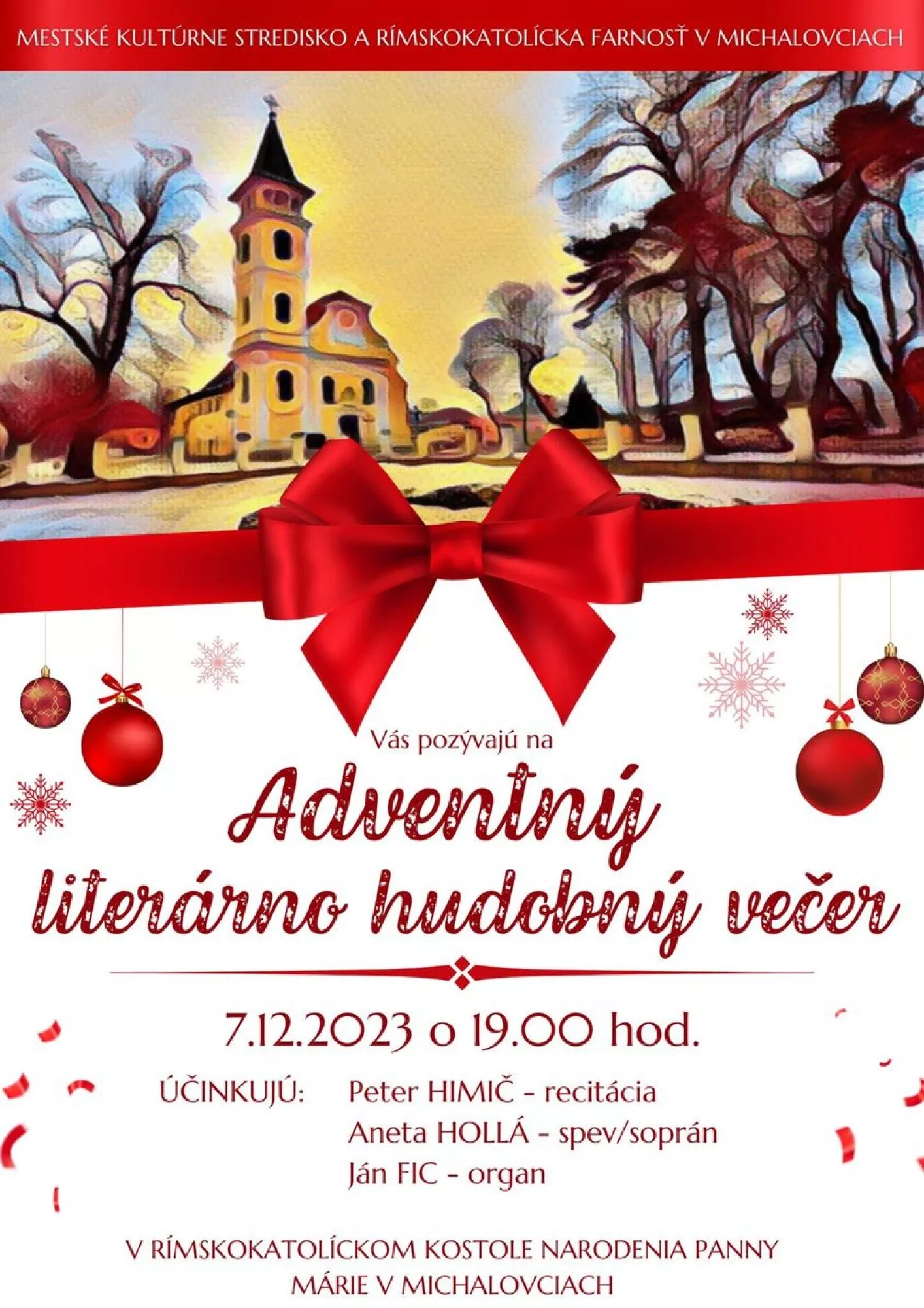 Adventný literárno hudobný večer