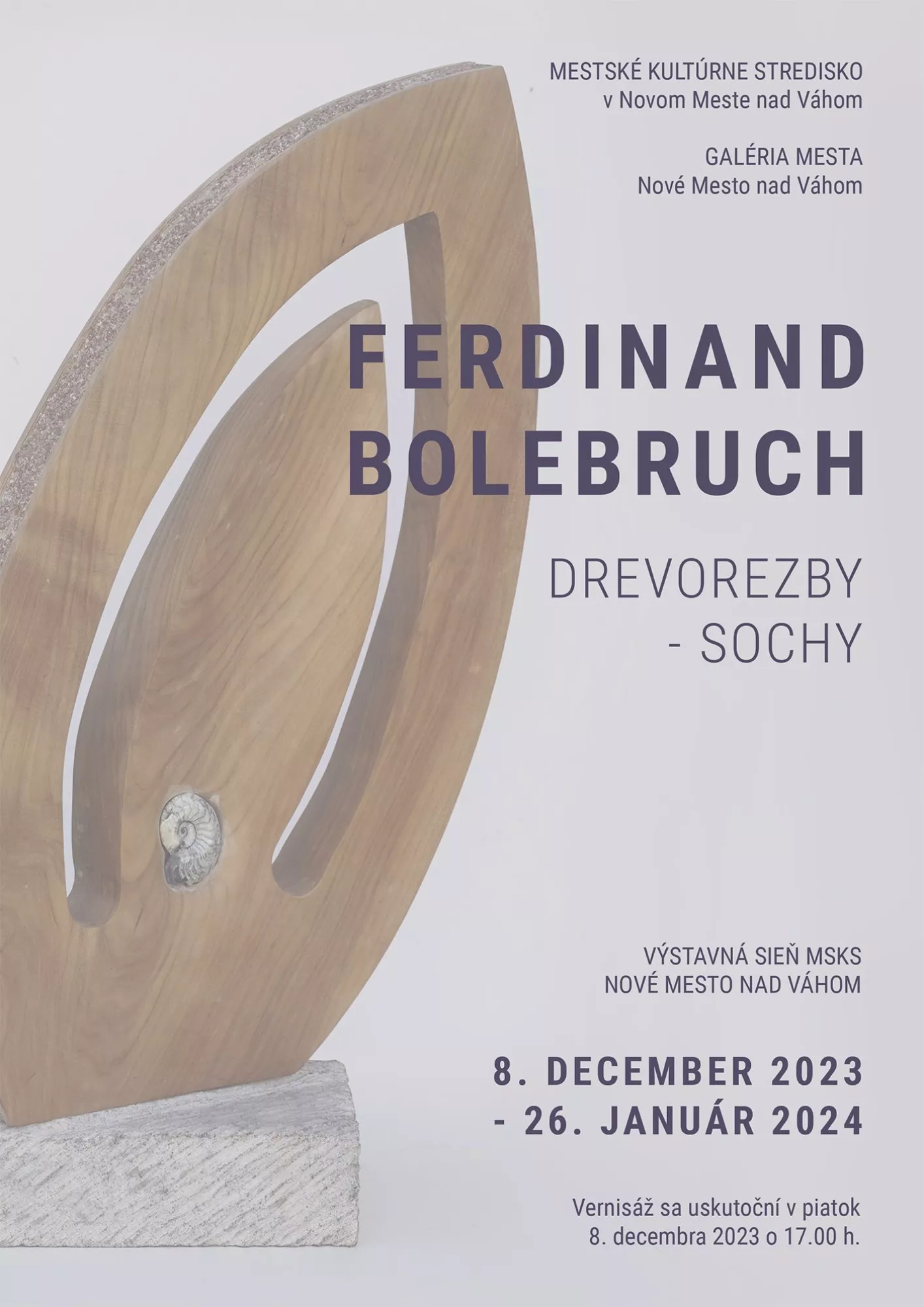 Ferdinand Bolebruch - Drevorezby, Sochy