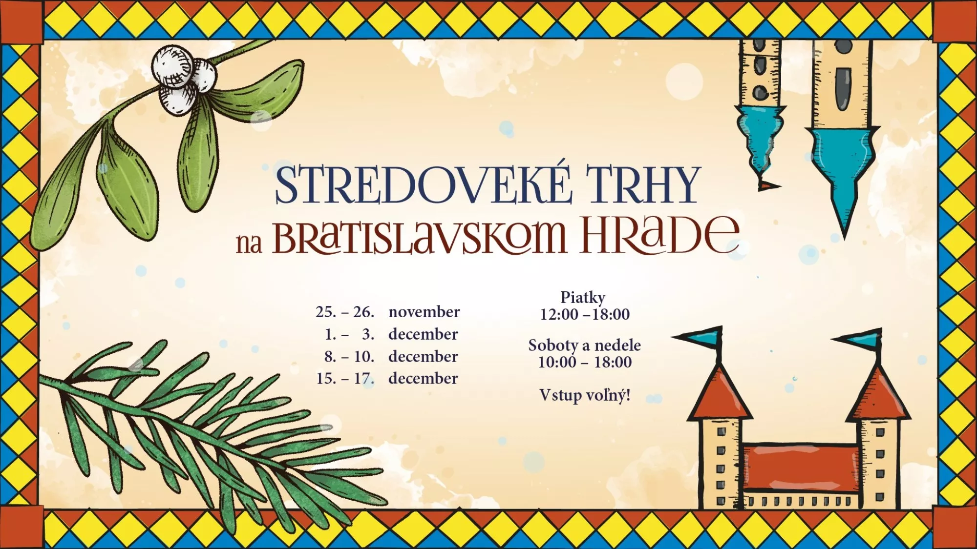 Stredoveké trhy na Bratislavskom hrade