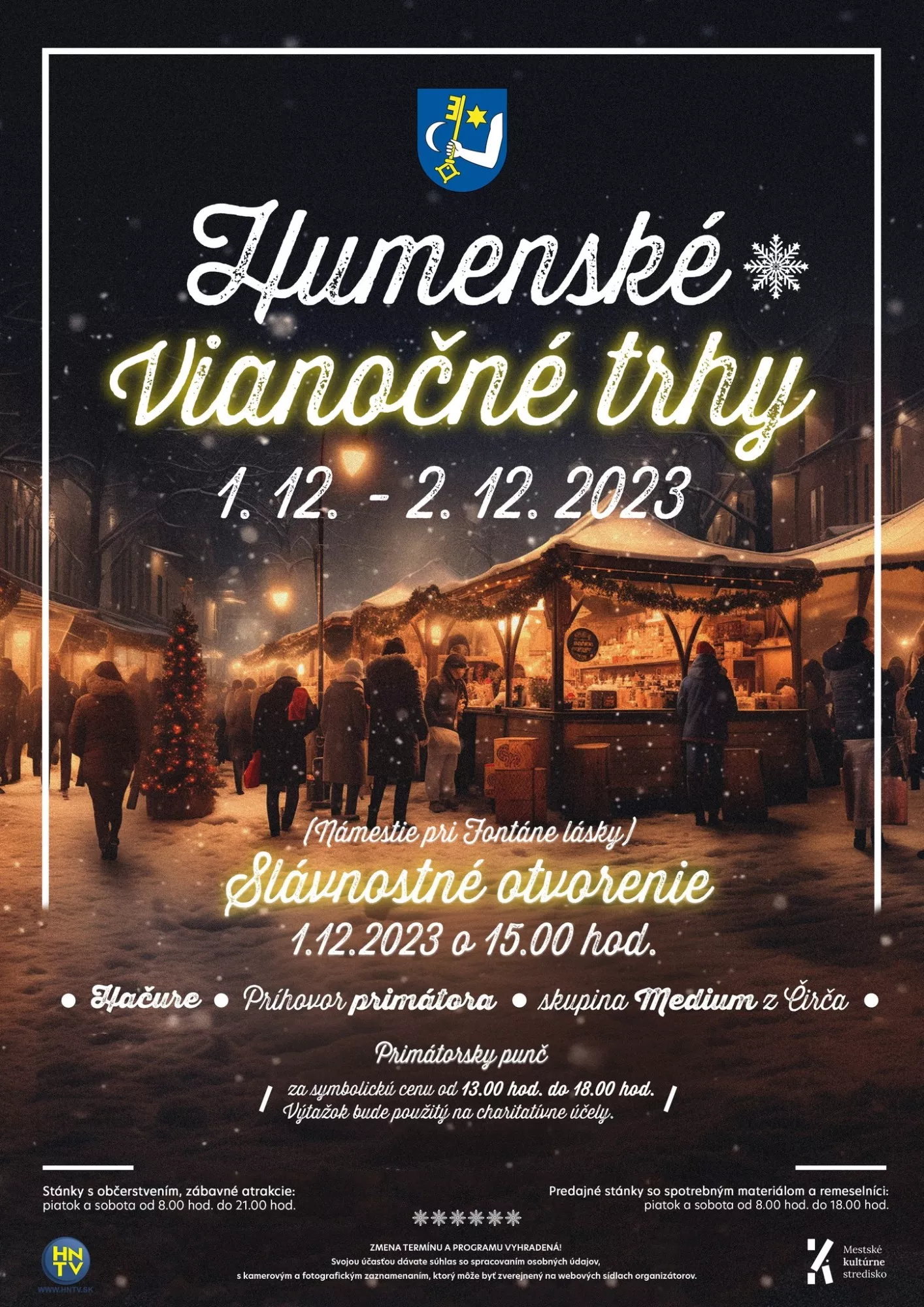 HUMENSKÉ VIANOČNÉ TRHY 2023