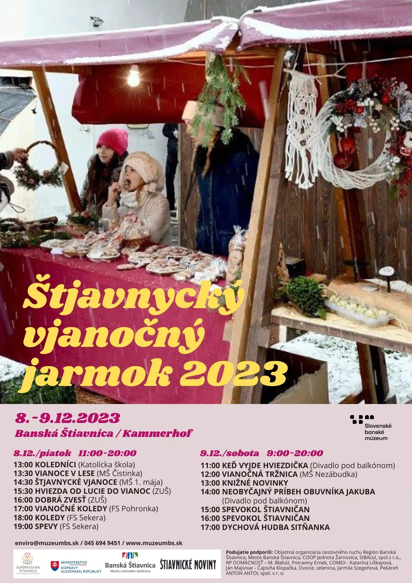 Štjavnycký vjanočný jarmok 2023