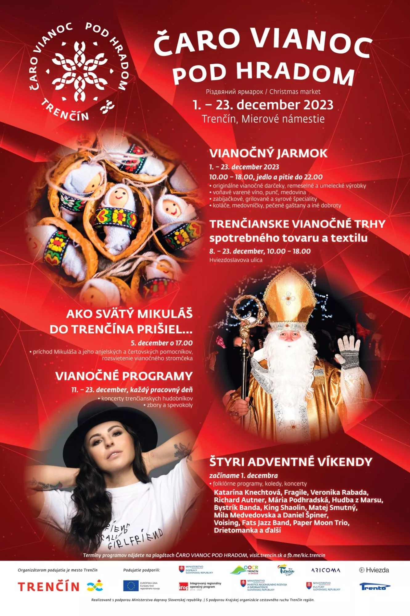 Čaro Vianoc pod hradom