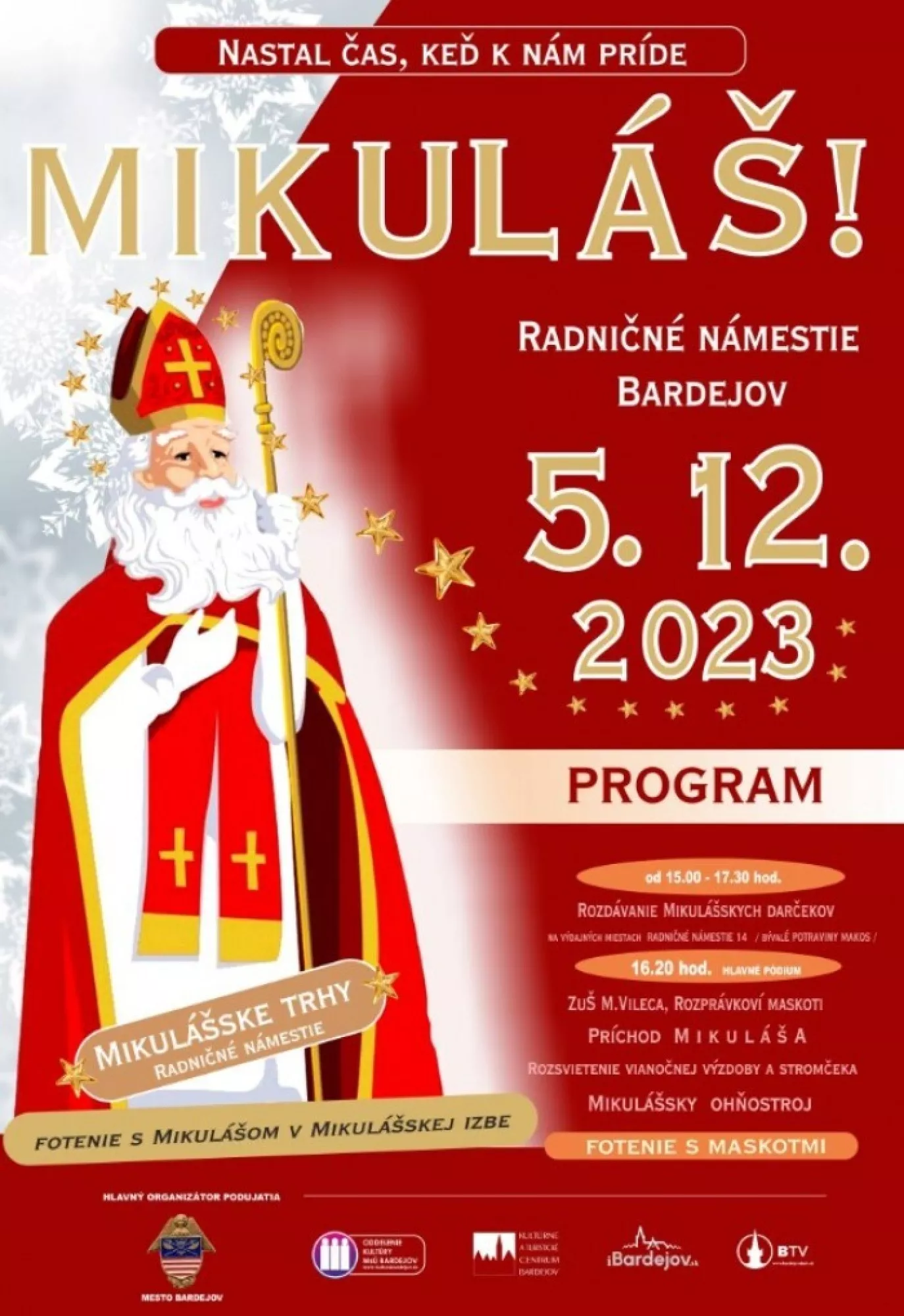 Mikulášske oslavy v Bardejove