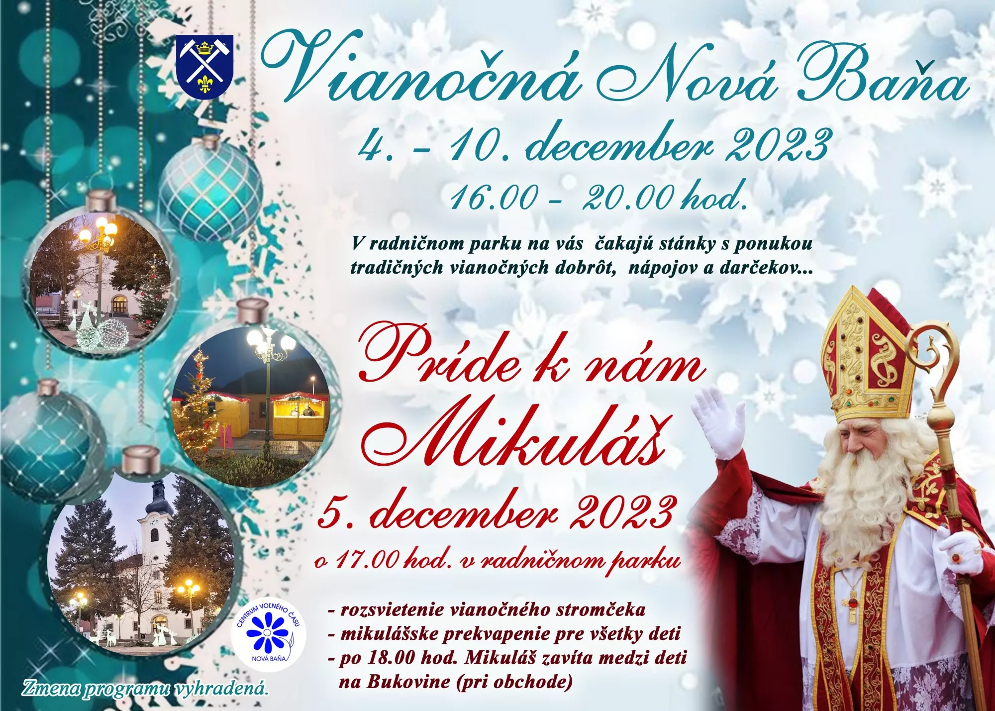 Vianočná Nová Baňa 2023