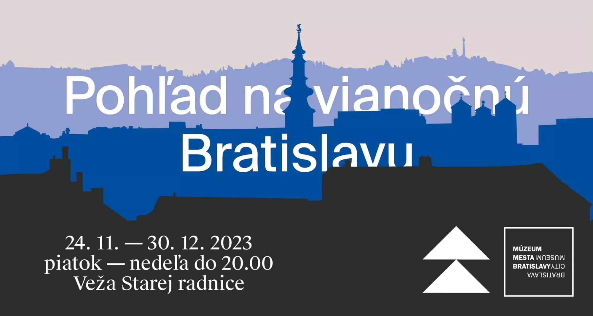 Pohľad na vianočnú Bratislavu