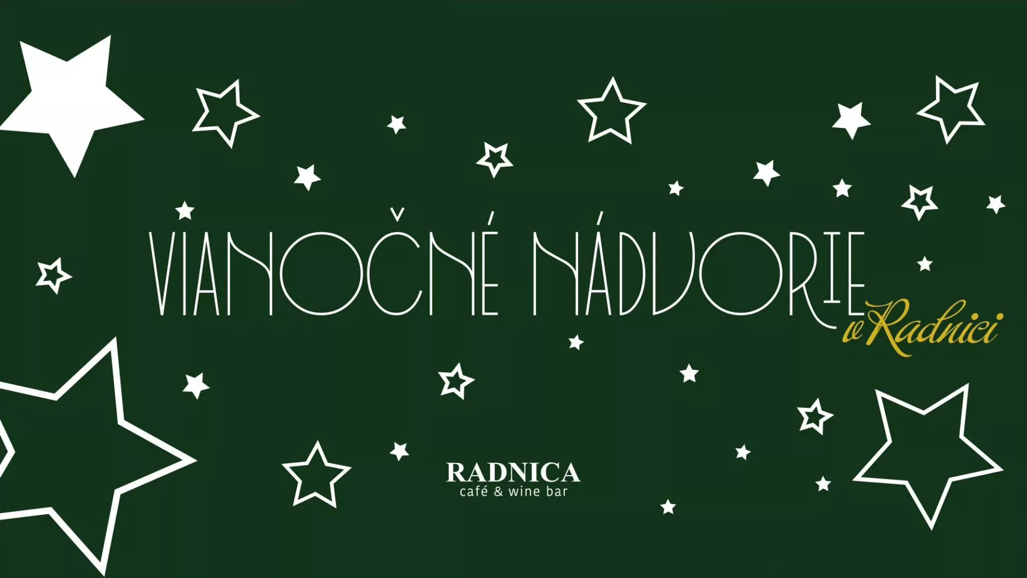 Vianočné nádvorie v Radnici