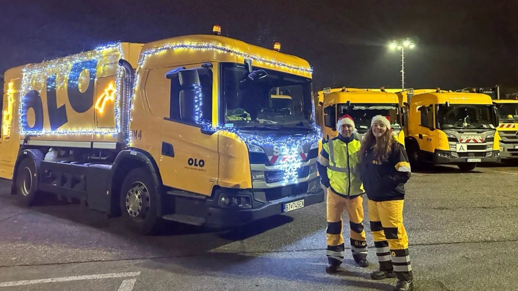 Vianočné smeriarske OLO auto