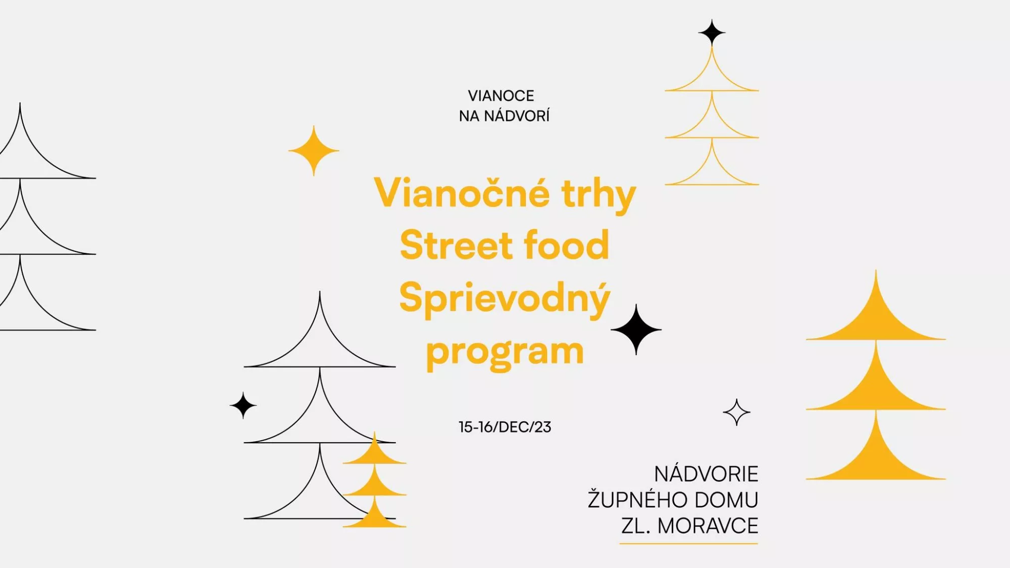 Vianoce na nádvorí