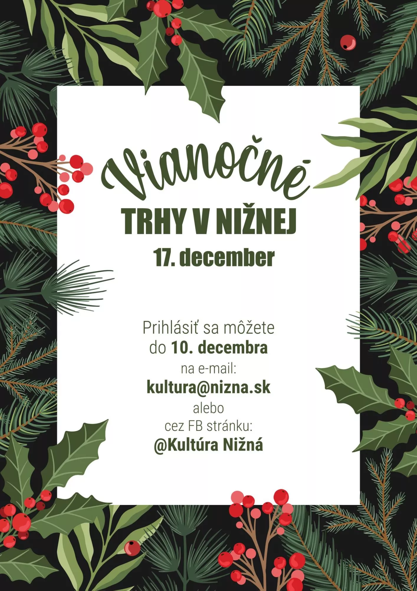 Vianočné trhy v Nižnej